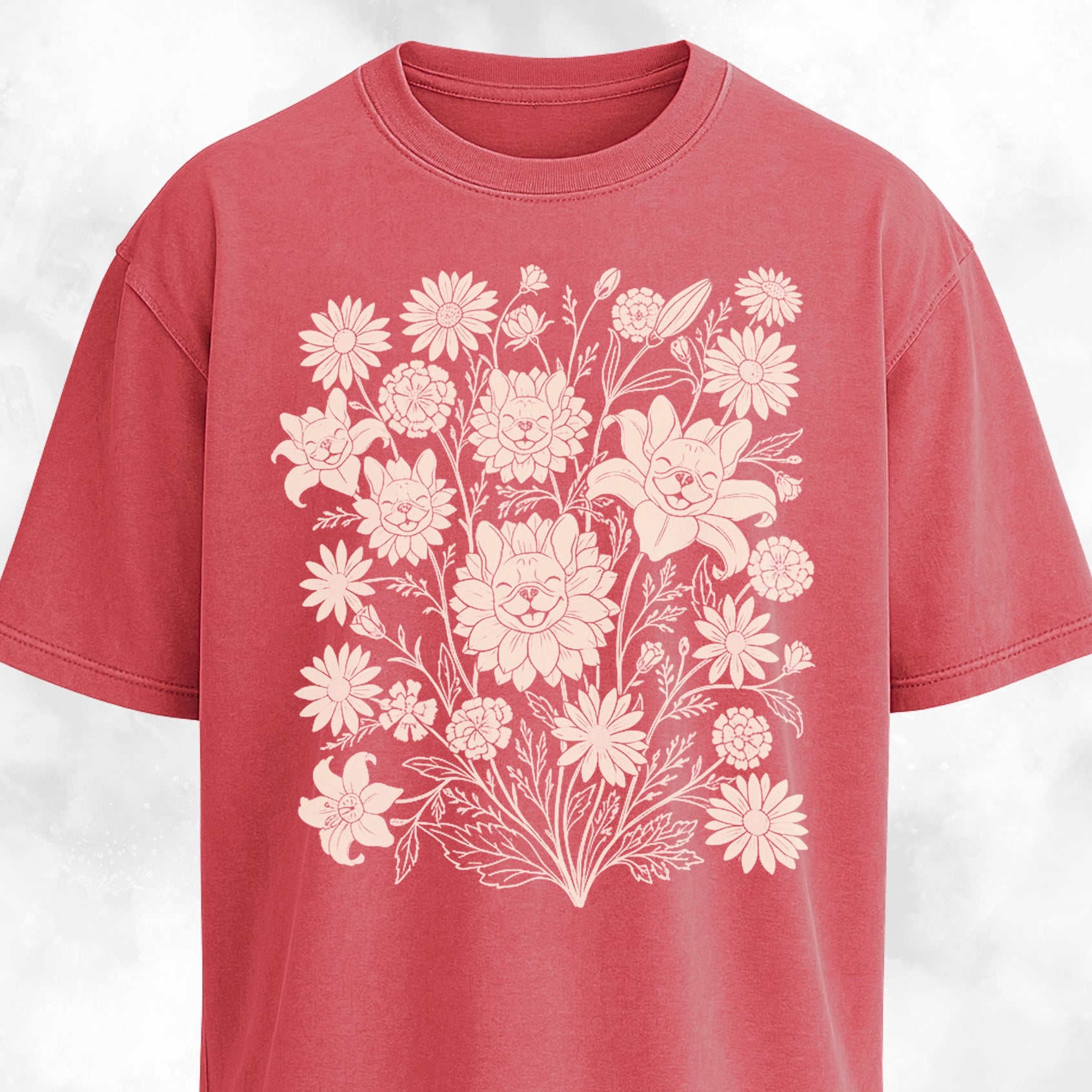 Frenchies Wildflower Composition T-Shirt