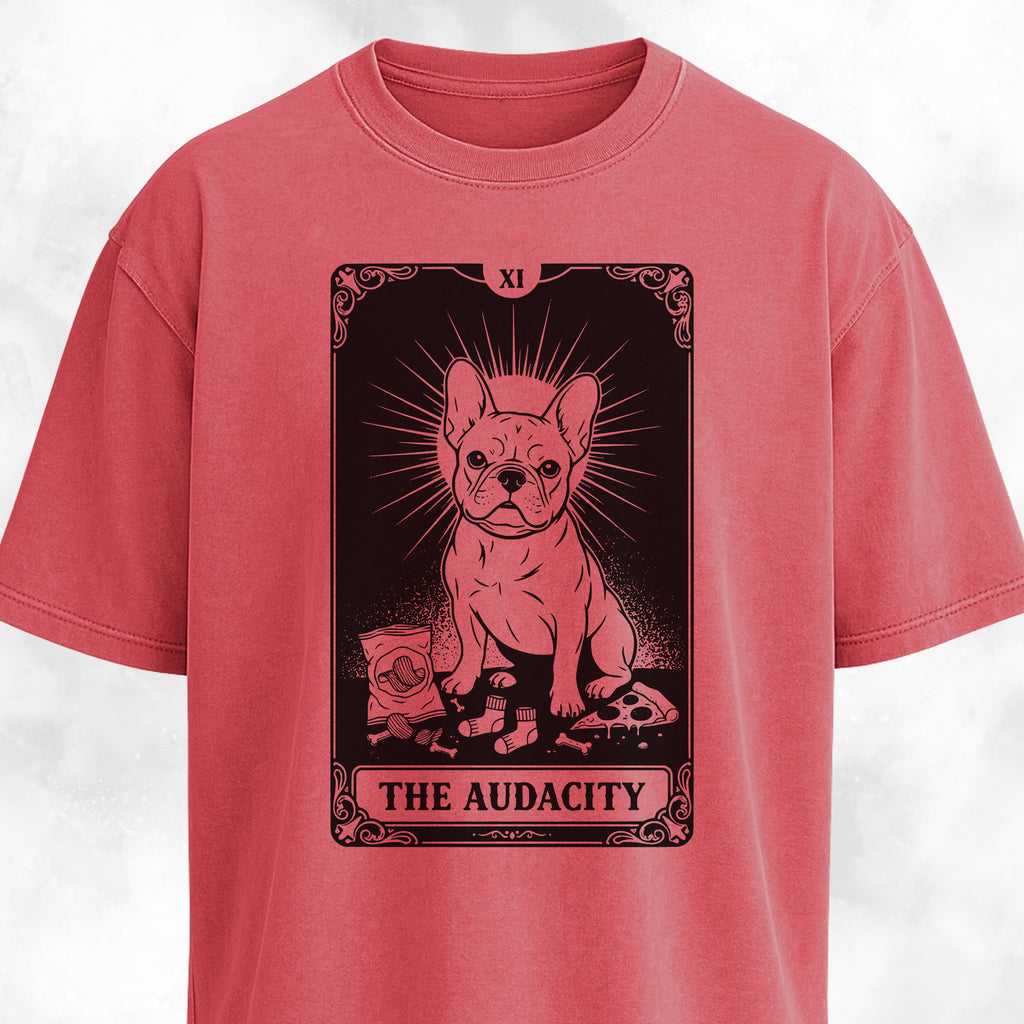 The Audacity Tarot Card Frenchie Edition T-Shirt