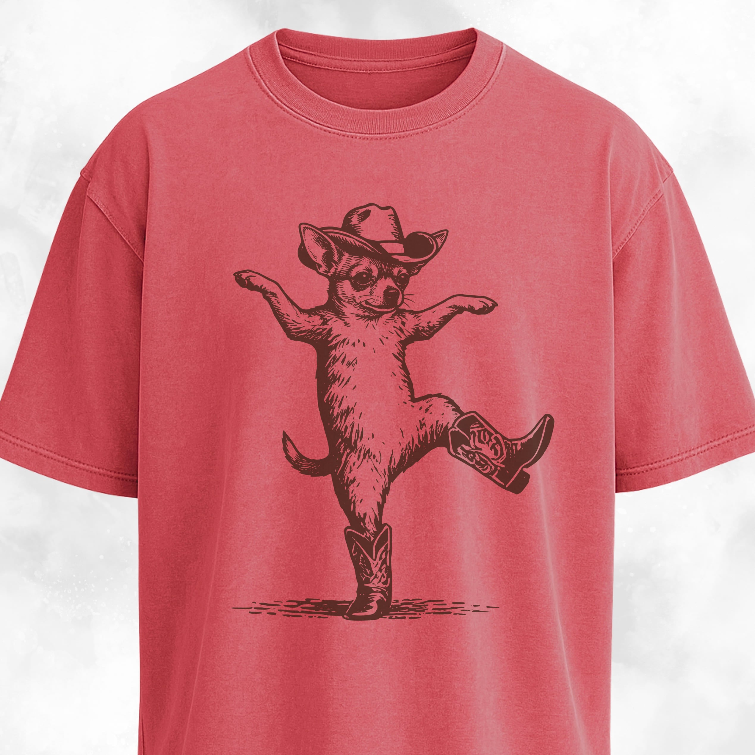 Chihuahua In Boots Dancing - T-Shirt