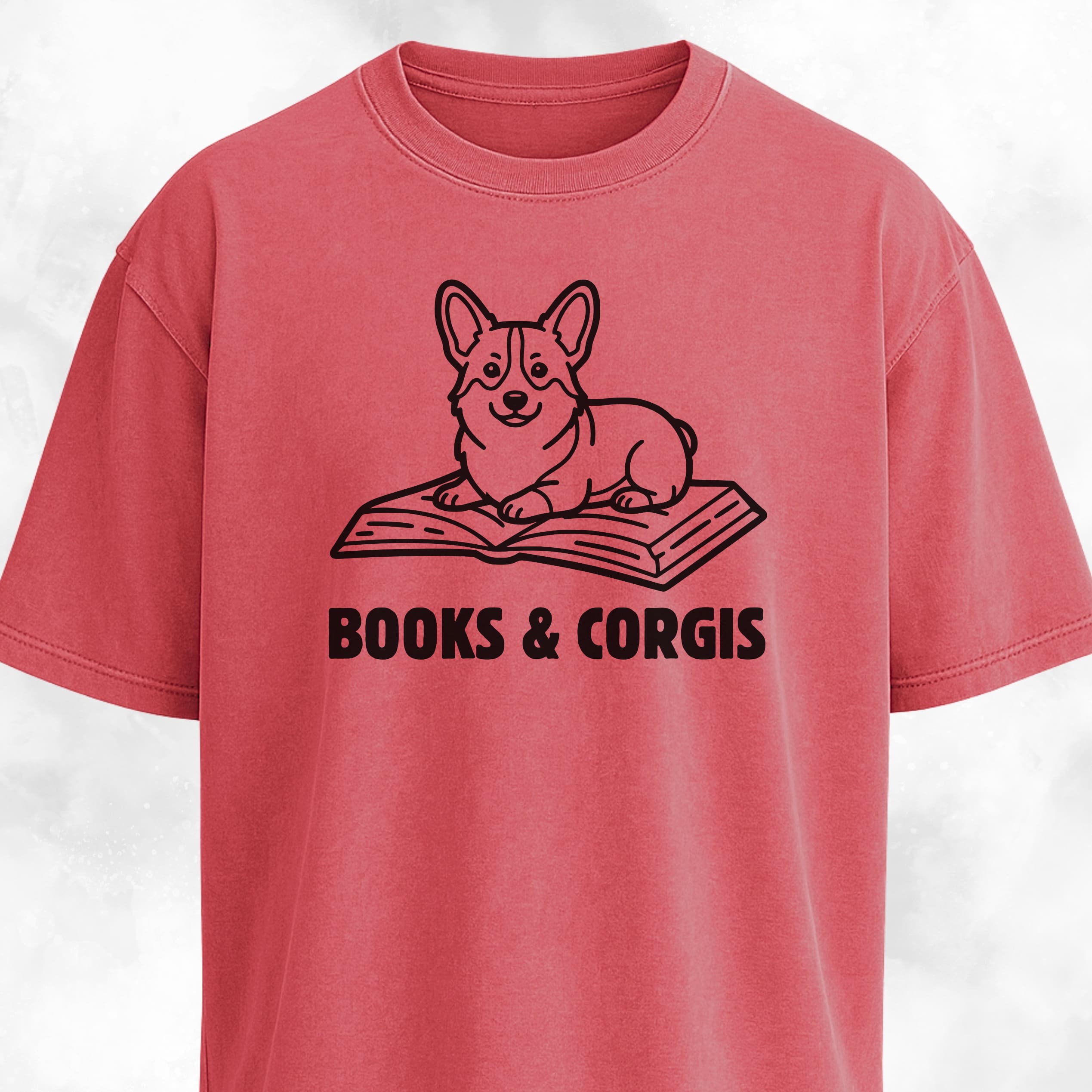 Books And Corgis T-Shirt