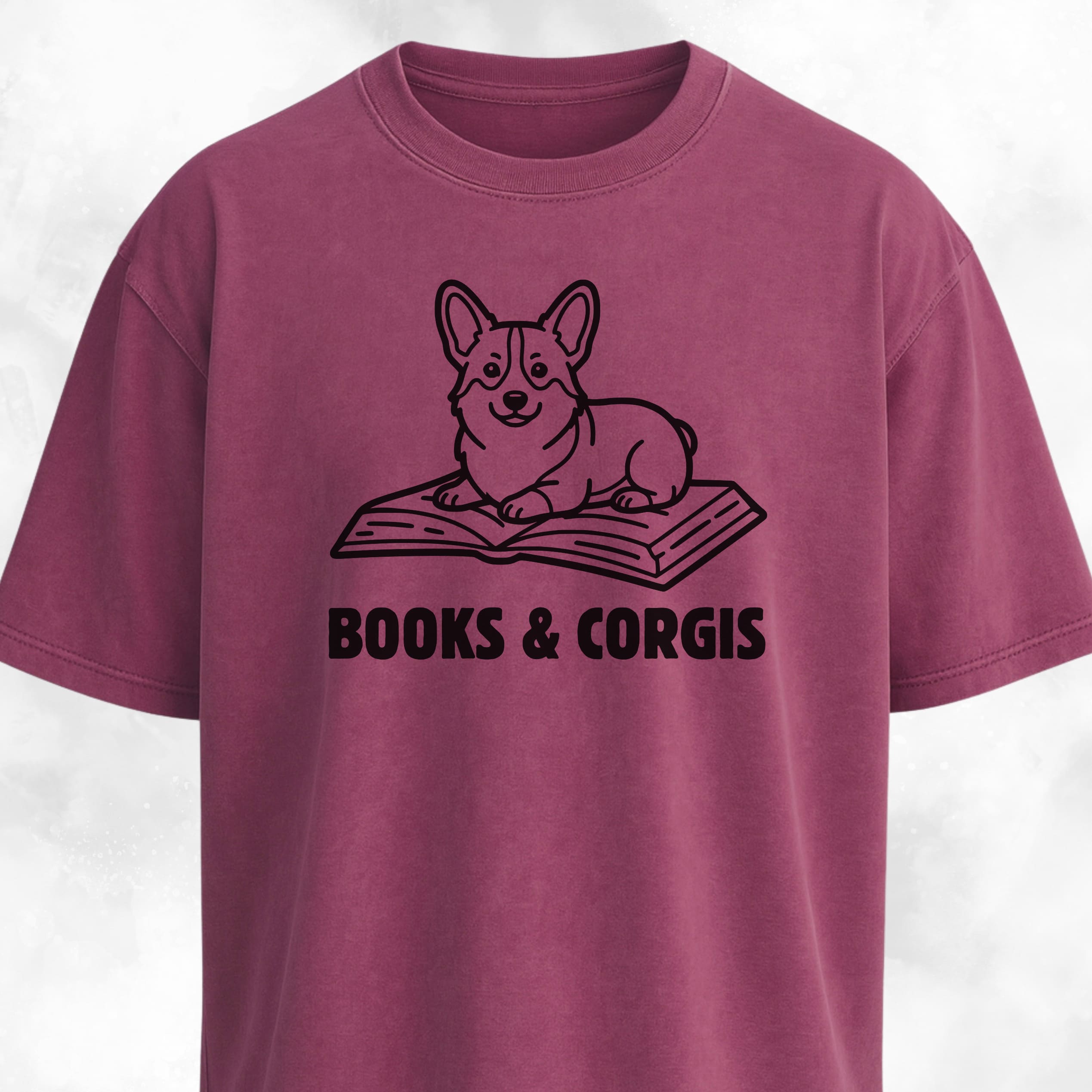Books And Corgis T-Shirt