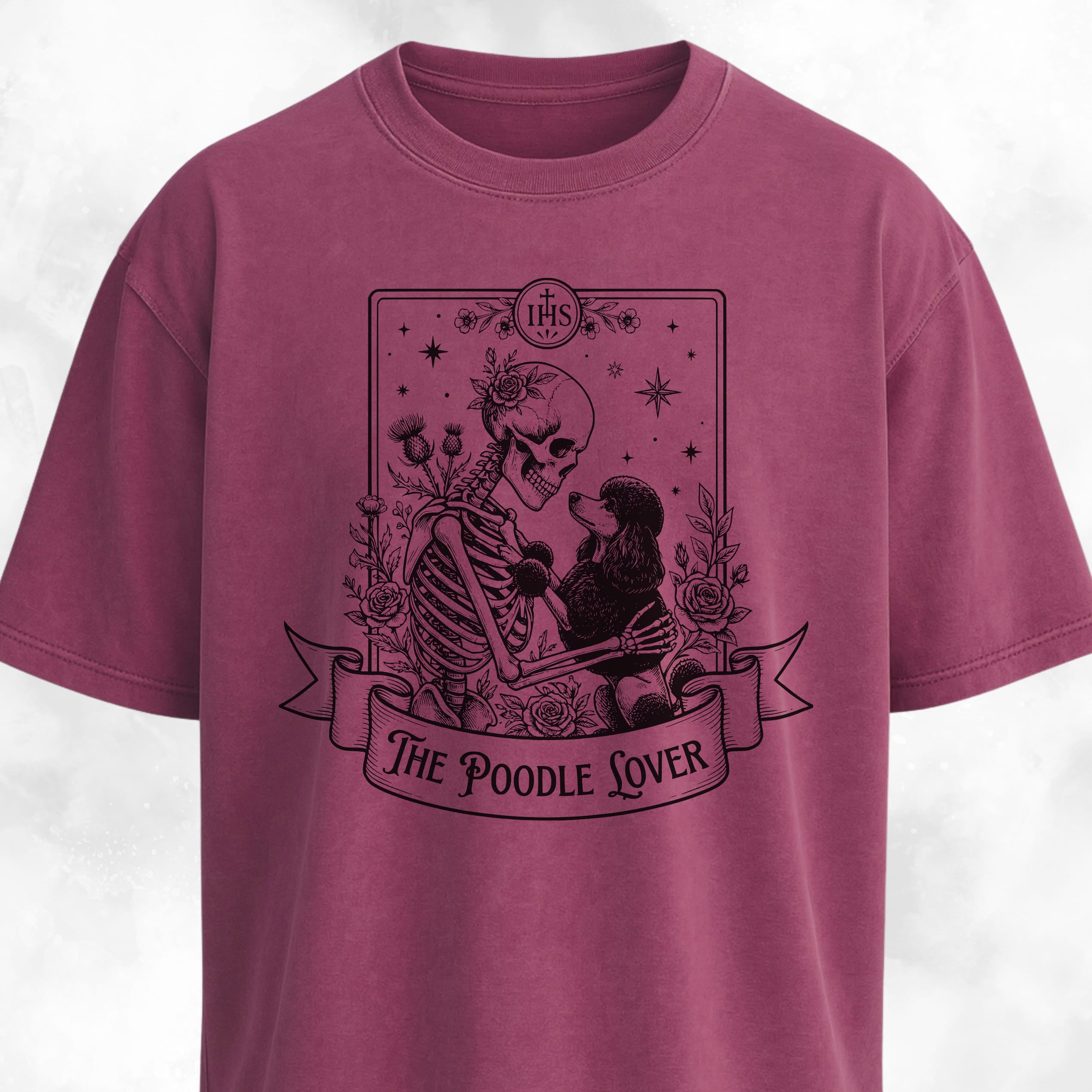 The Poodle Lover Tarot Card T-Shirt