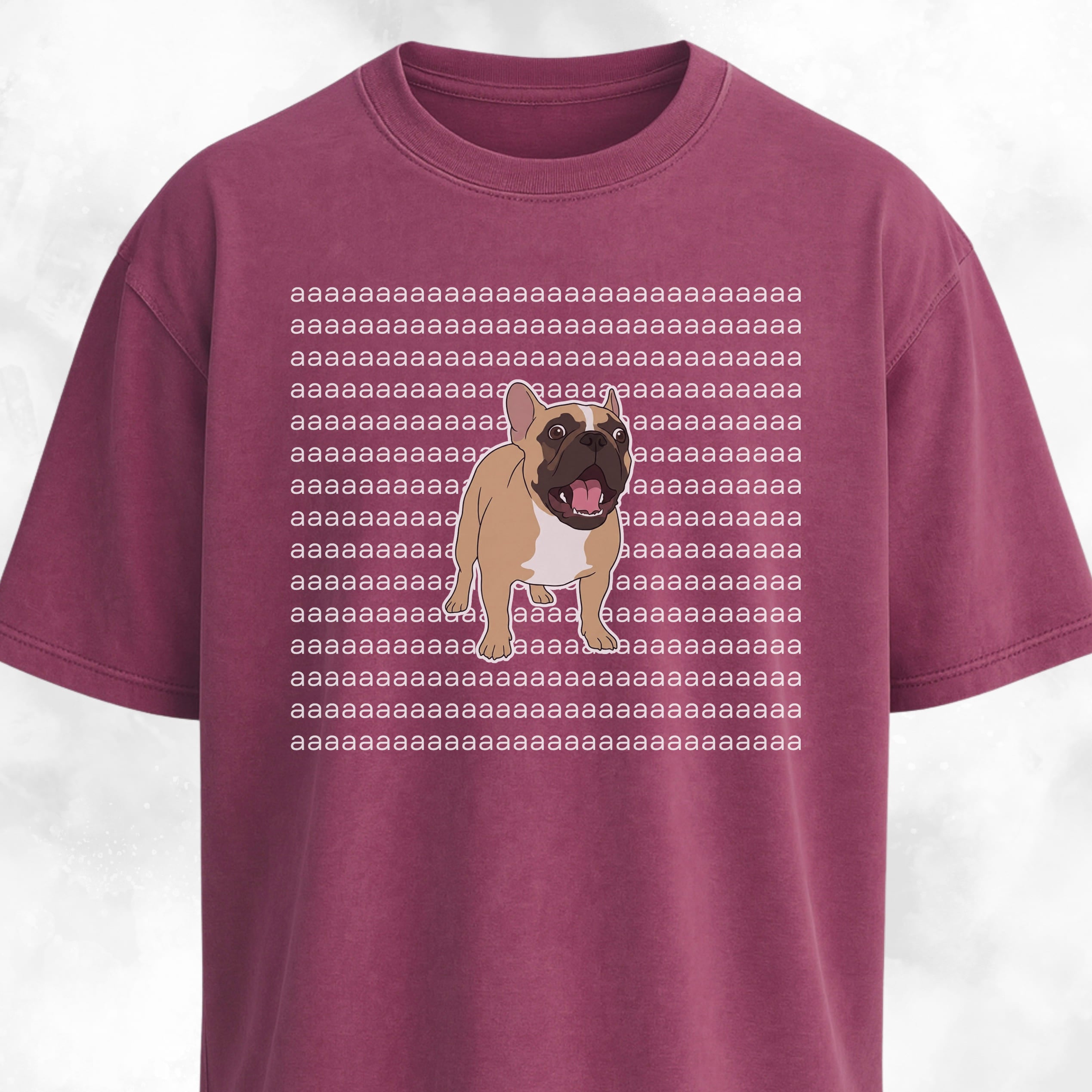 Screaming Frenchie Meme T-Shirt