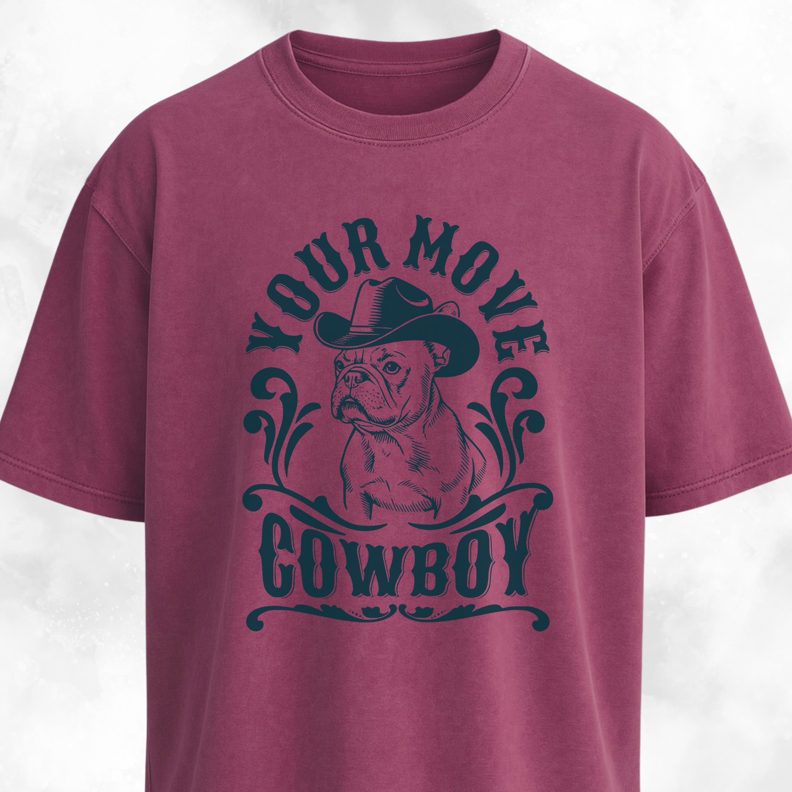 Your Move Cowboy Frenchie T-Shirt