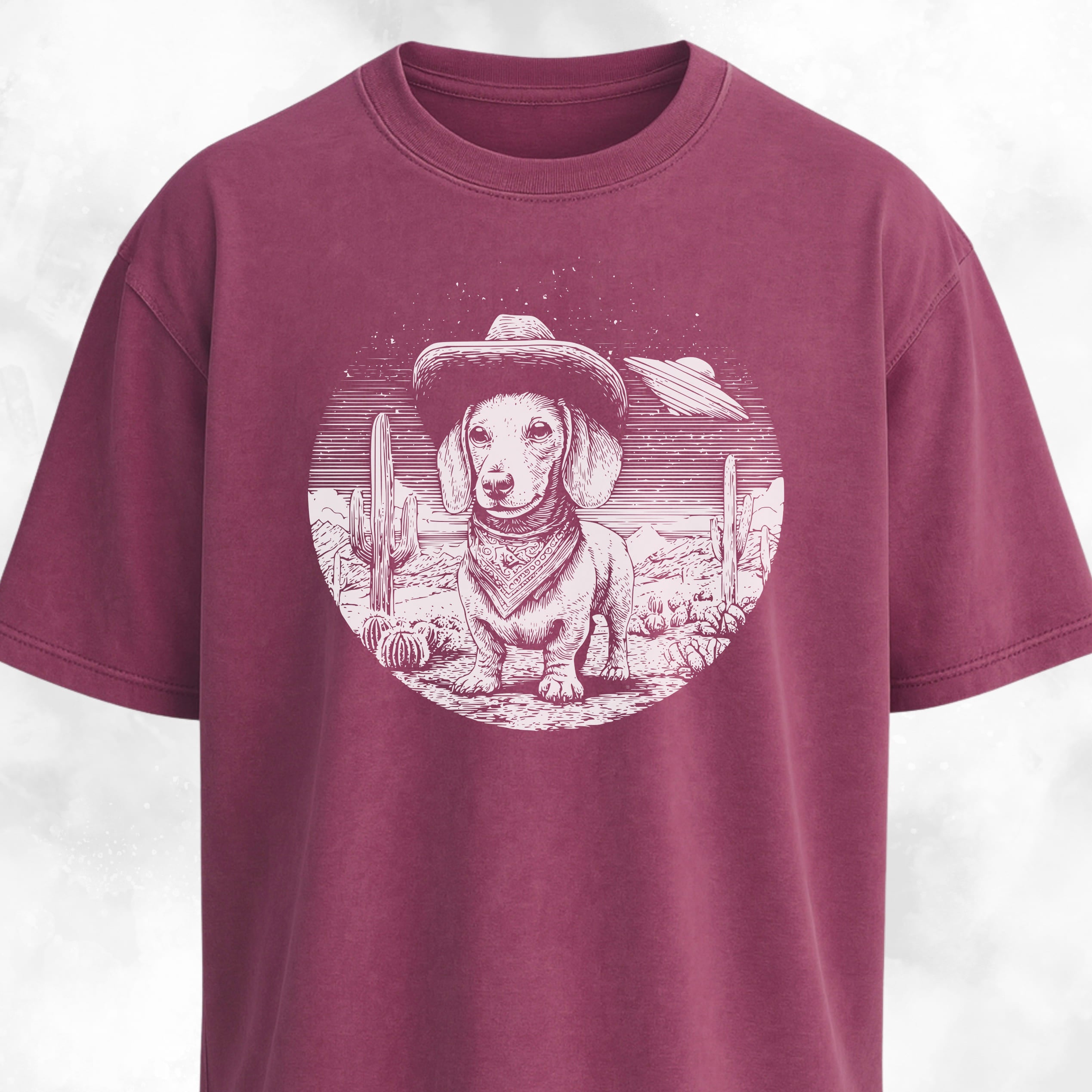 Doxie Cowboy In The Desert T-Shirt