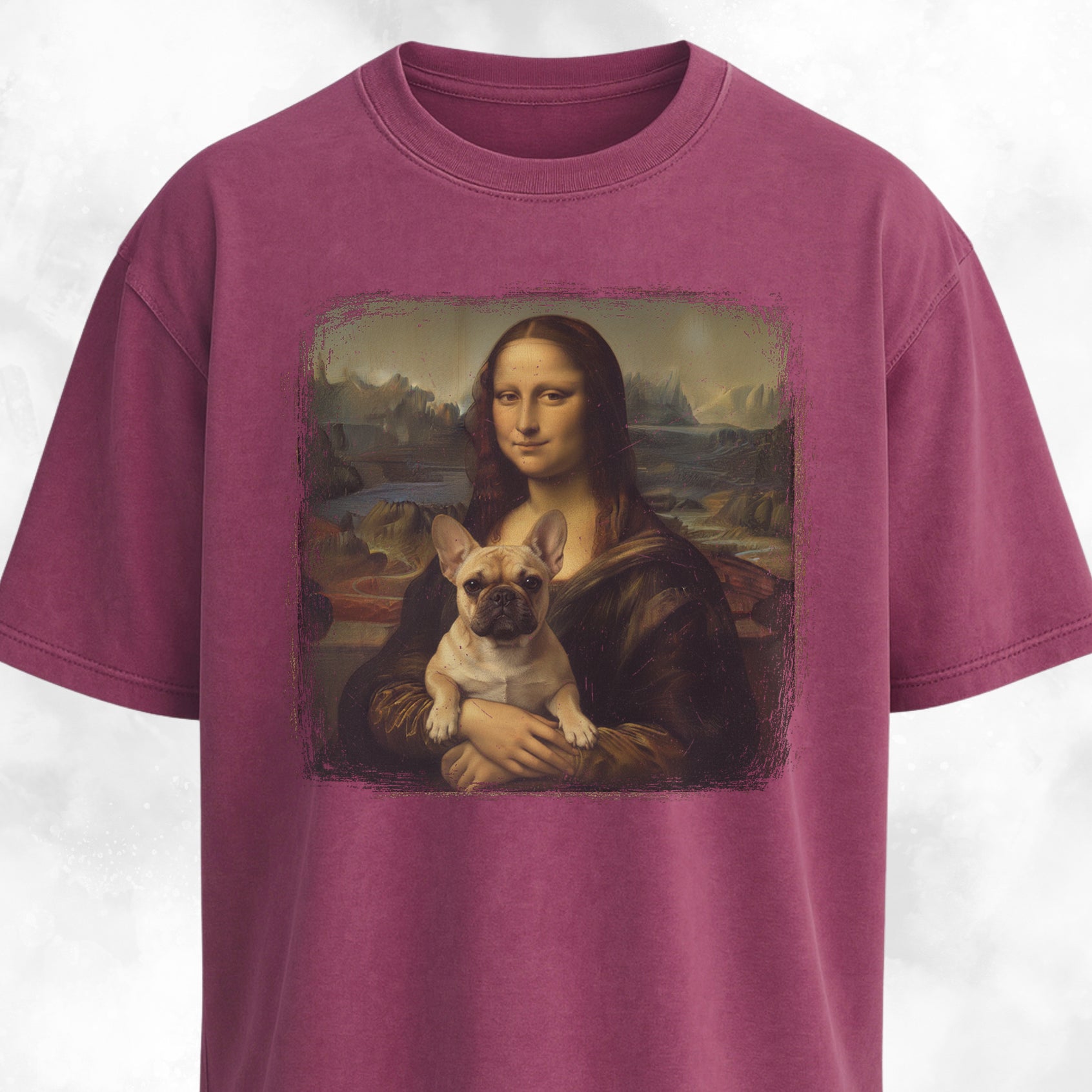 Mona Lisa Frenchie Edition T-Shirt