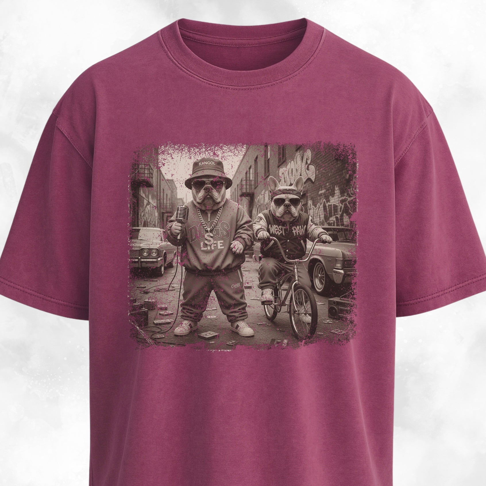 Rapper Frenchies Street Life T-Shirt