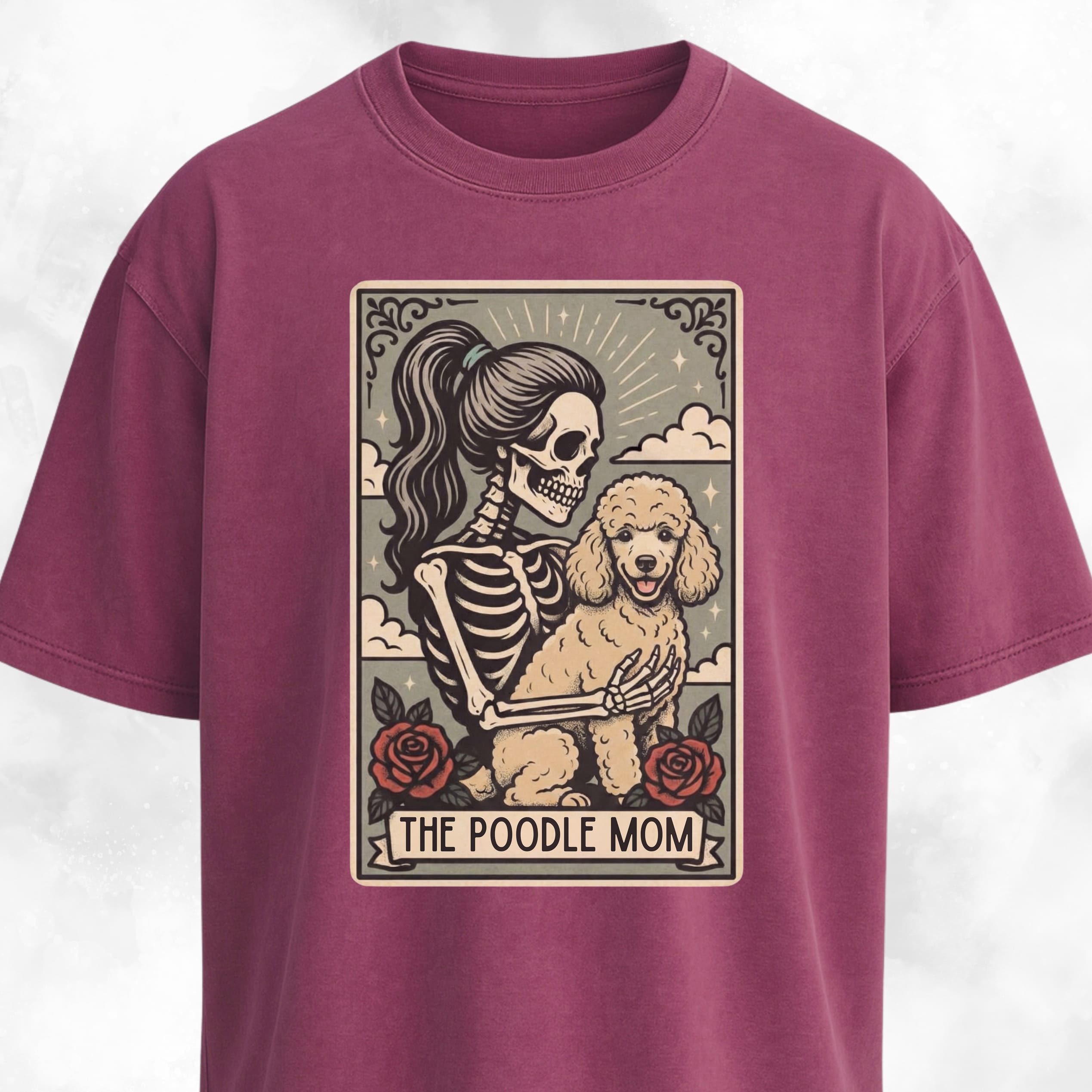 The Poodle Mom Tarot Card T-Shirt