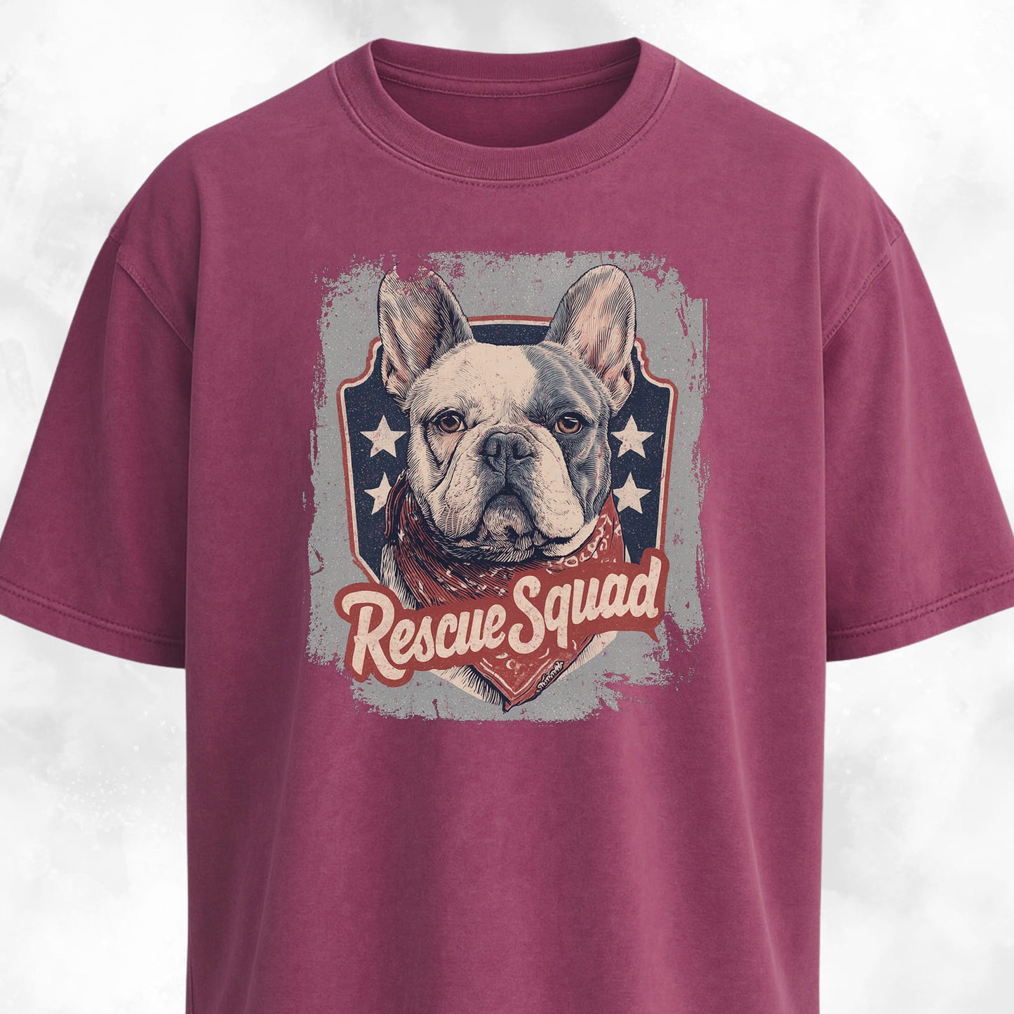 Rescue Squad French Bulldog Adoption Pride T-Shirt