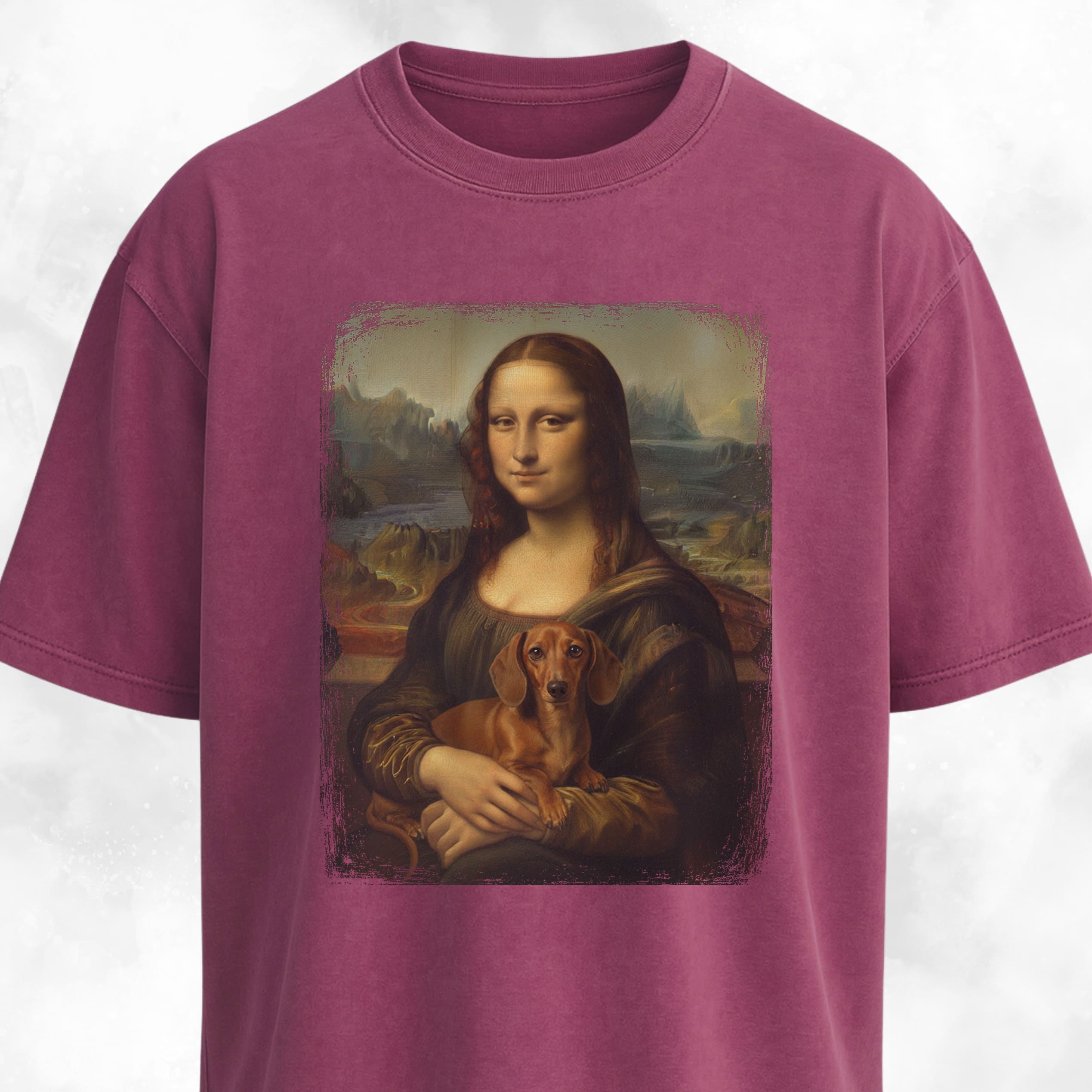 Mona Lisa Dachshund Edition T-Shirt