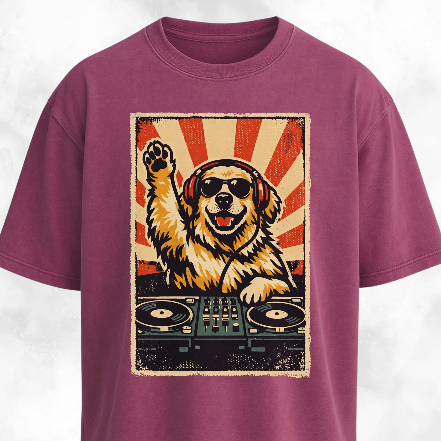 DJ Golden Retriever T-Shirt
