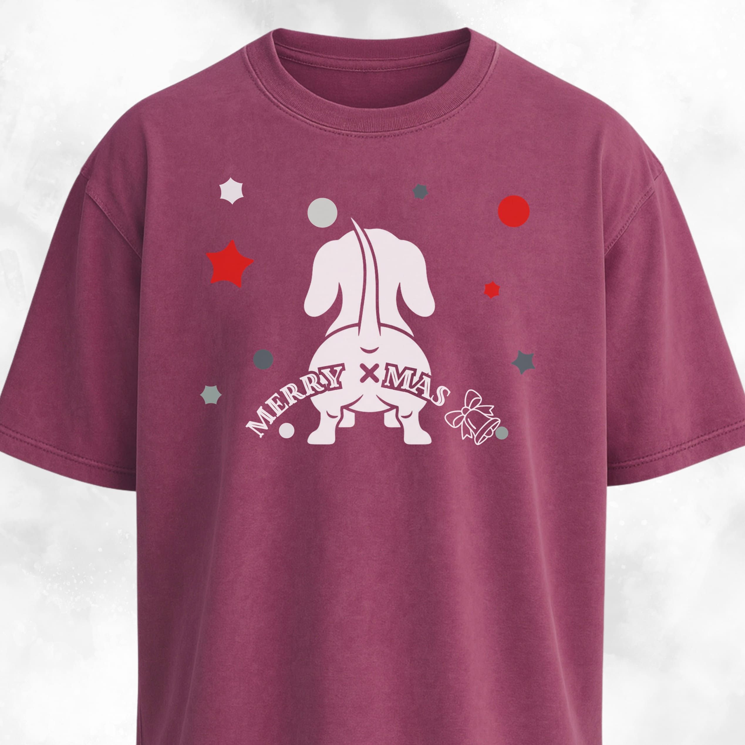 Merry Xmas Doxie Butt T-Shirt