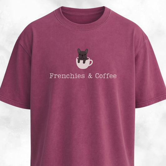 Frenchies And Coffee T-Shirt