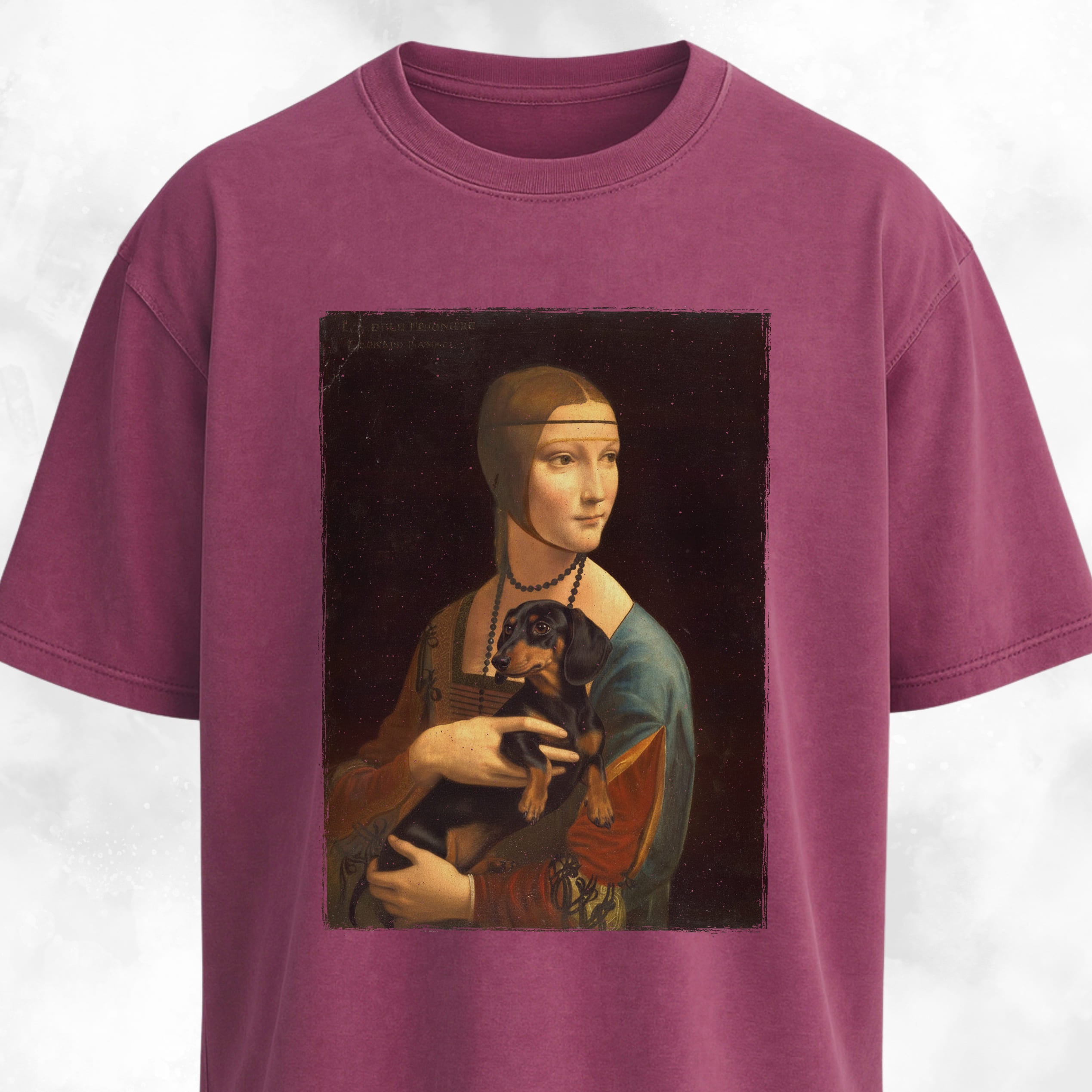 Lady With An Ermine Doxie Edition T-Shirt