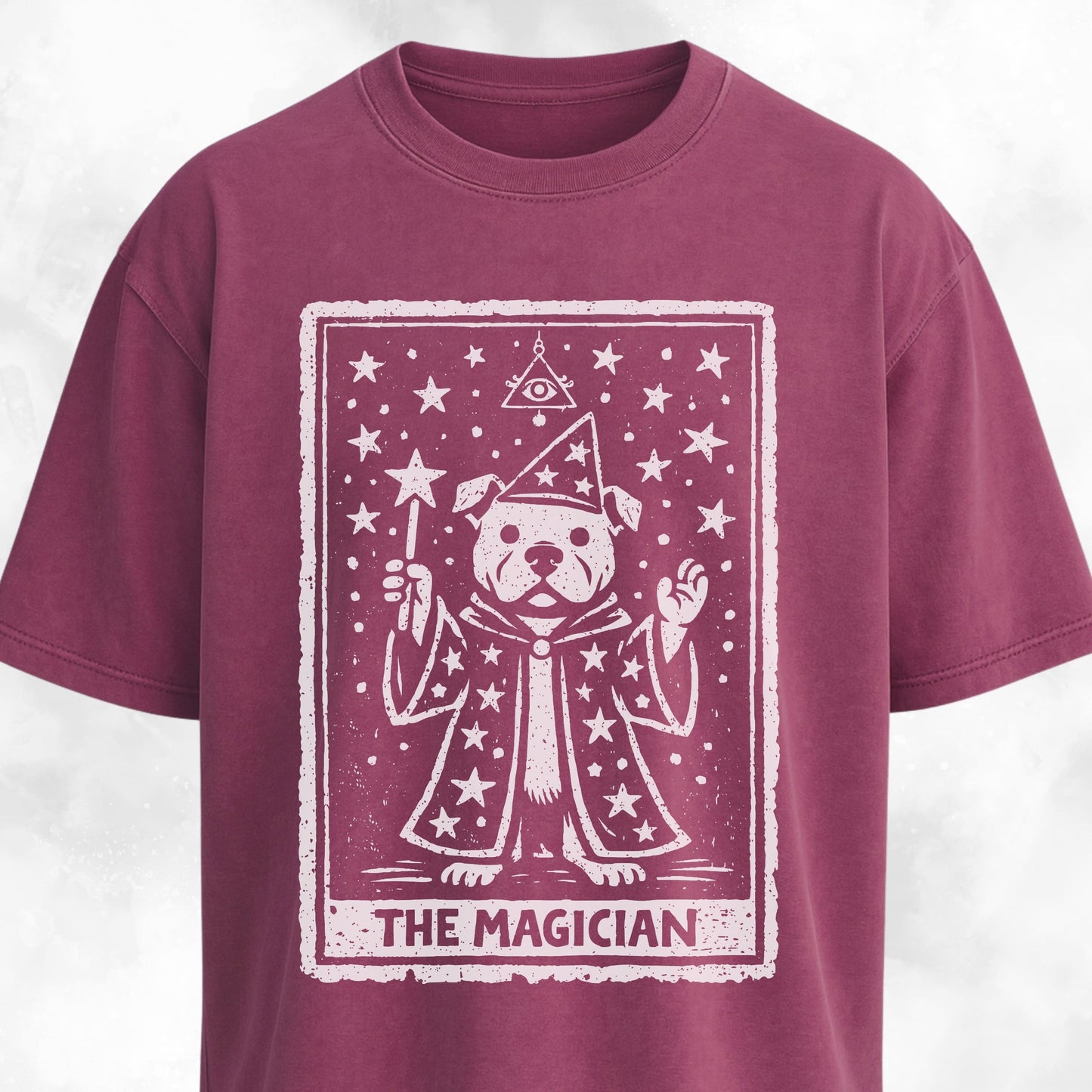 The Magician Pitbull Tarot Card T-Shirt