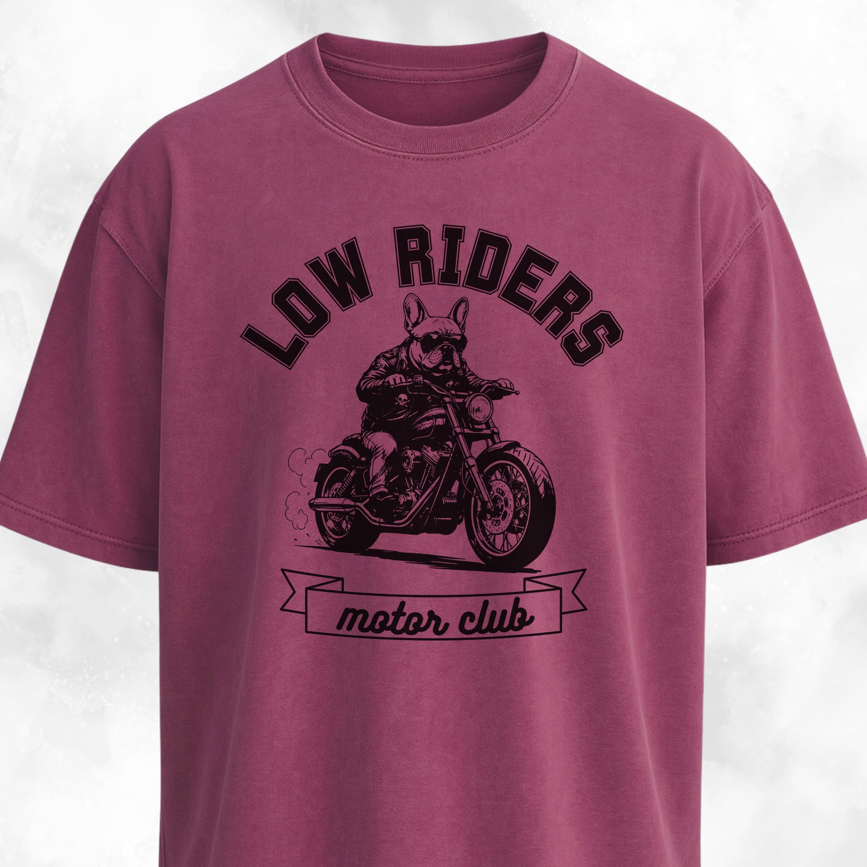 Low Riders Motor Club French Bulldog T-Shirt