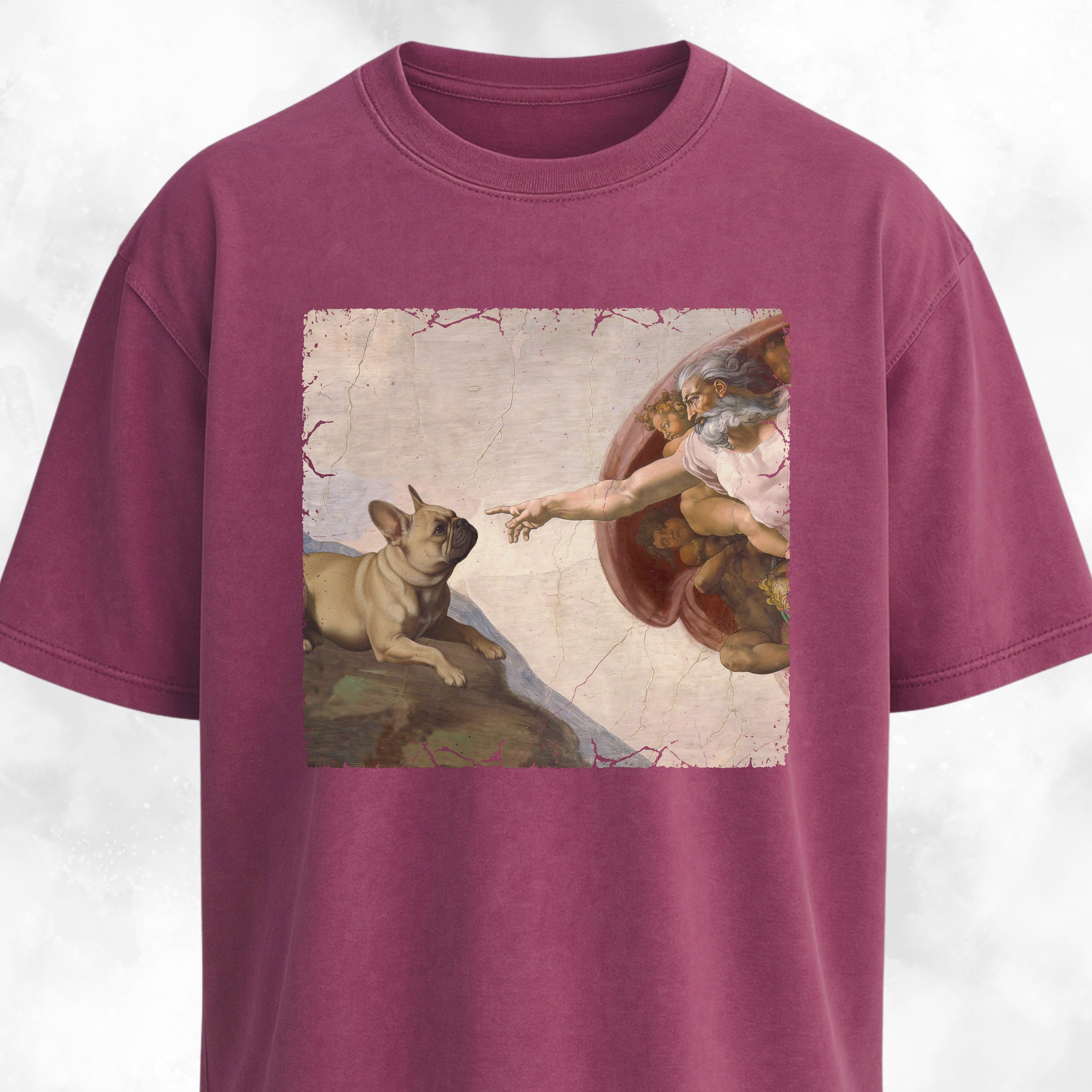 The Creation Of Adam Frenchie Edition T-Shirt
