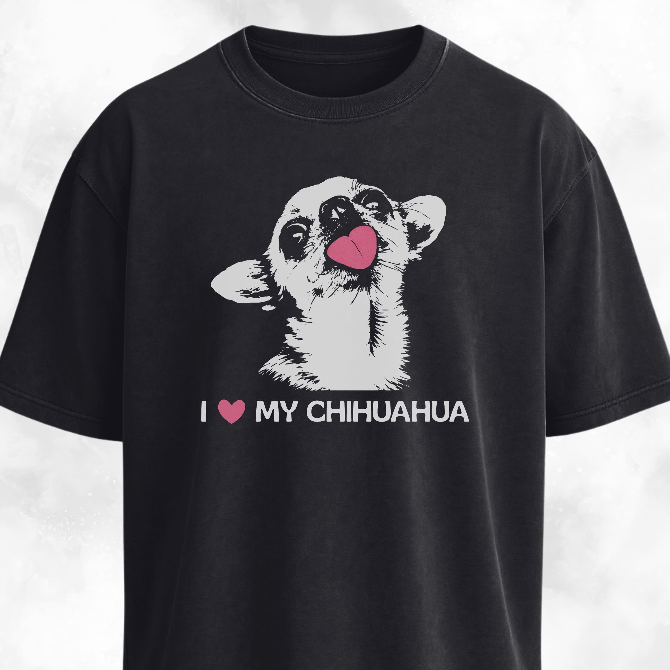 I Love My Chihuahua Tongue Out T-Shirt