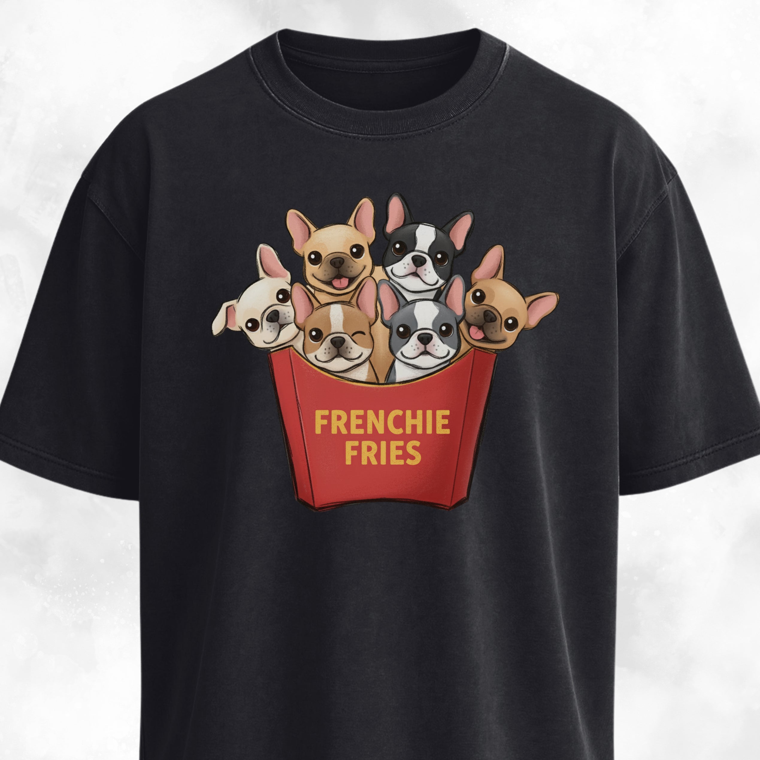 Frenchie Fries Fun T-Shirt