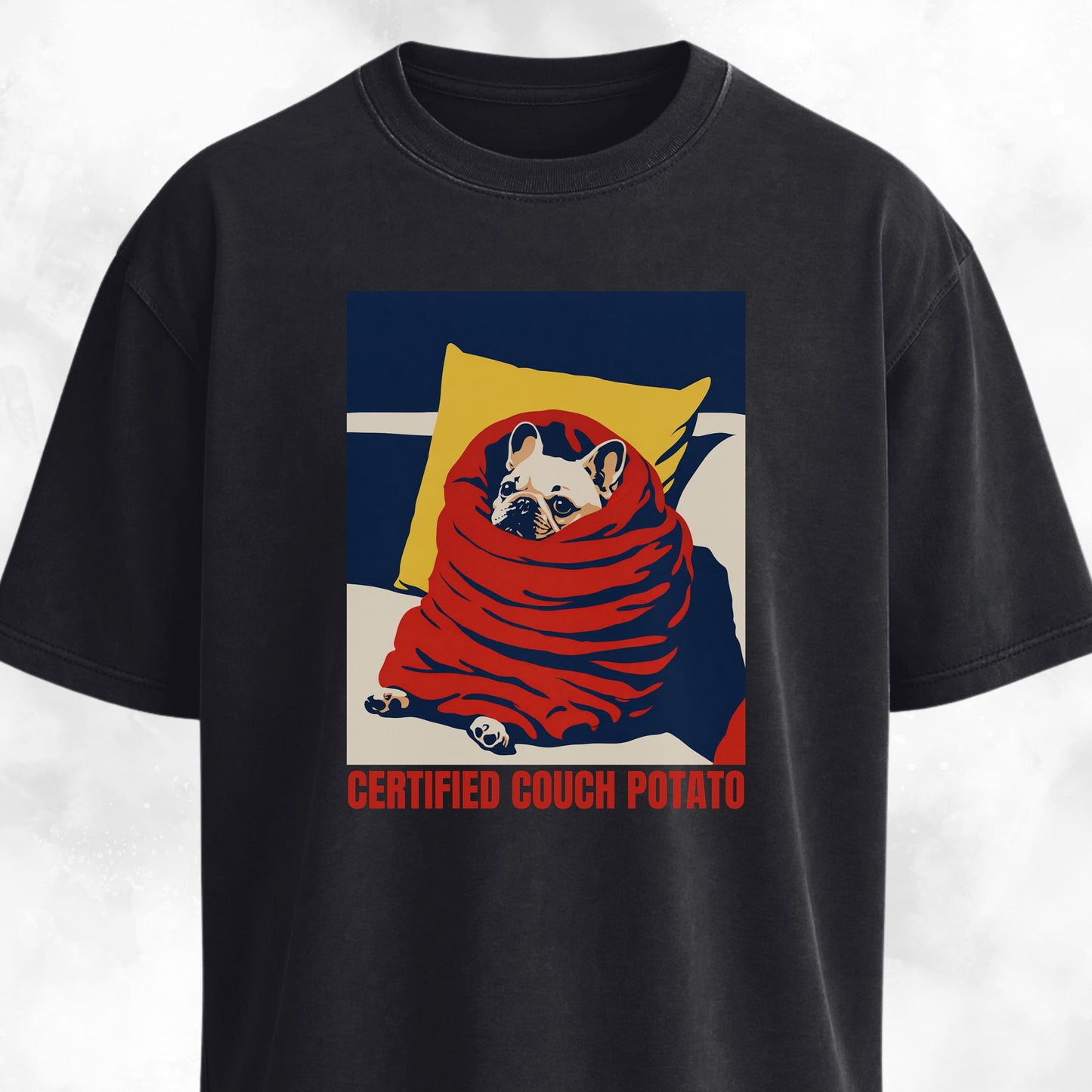 Certified Couch Potato Frenchie T-Shirt