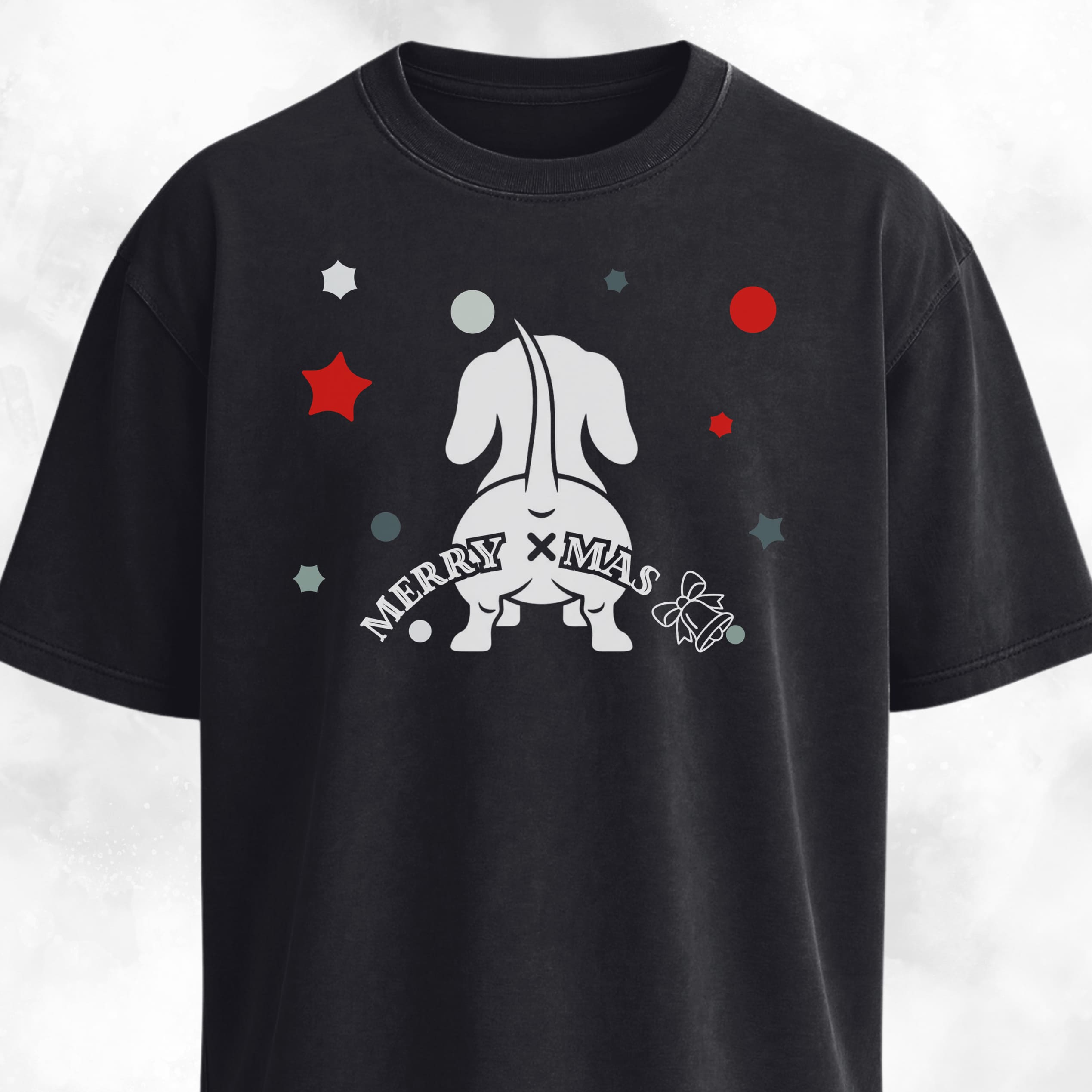 Merry Xmas Doxie Butt T-Shirt
