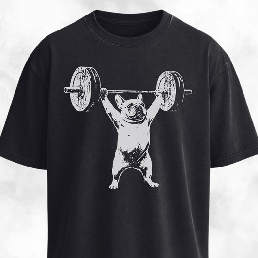 Frenchie Weightlifting T-Shirt