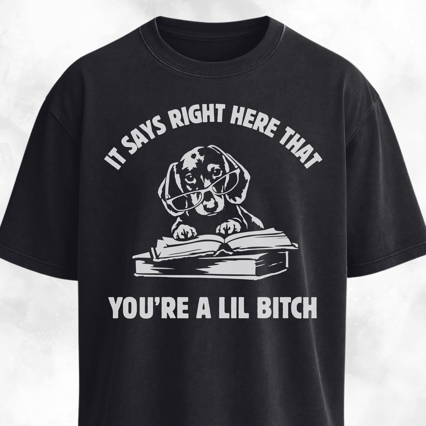 You're A Lil Bitch Dachshund Edition T-Shirt