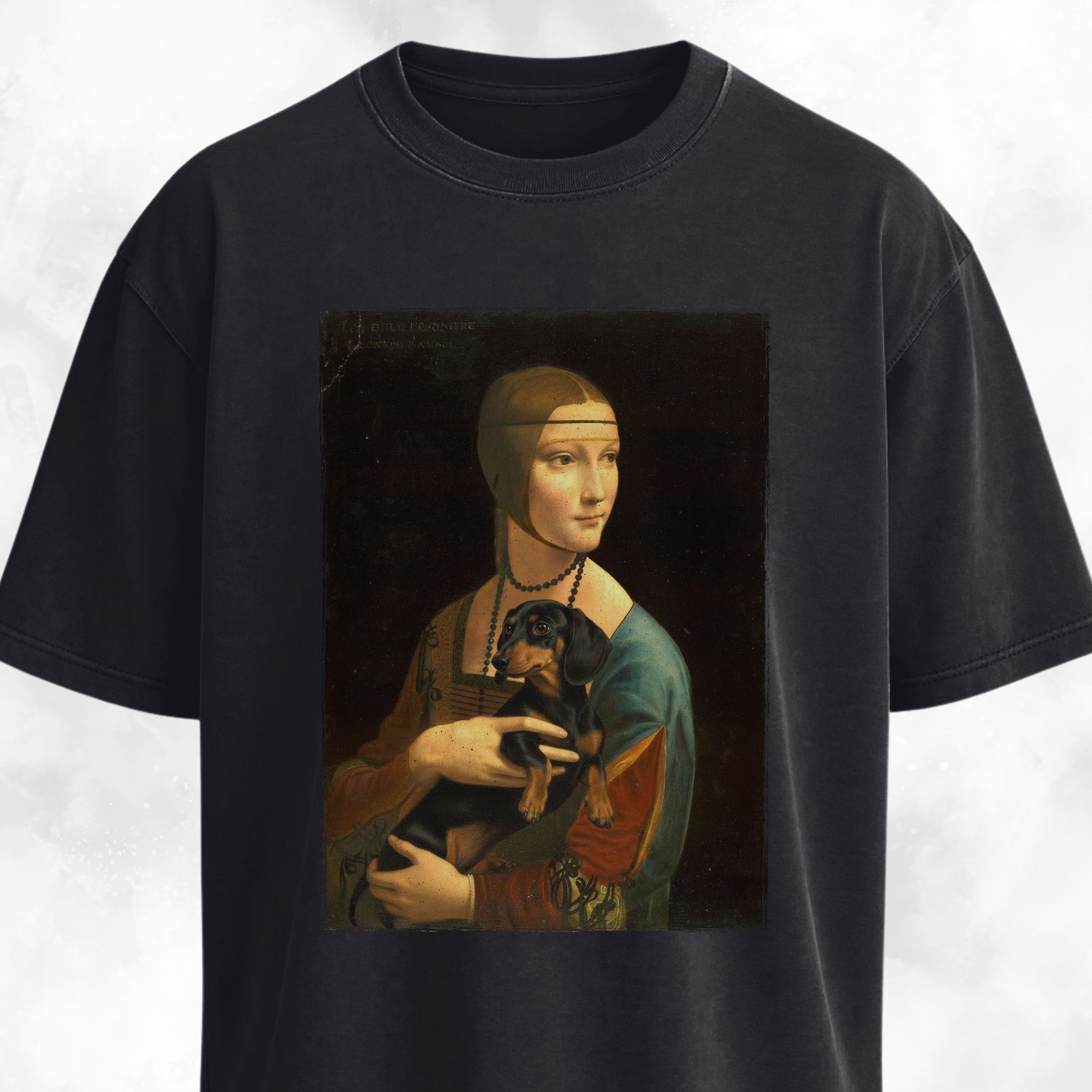 Lady With An Ermine Doxie Edition T-Shirt