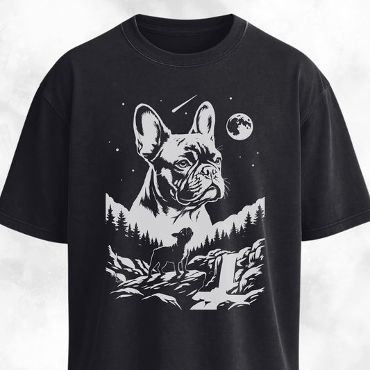 Frenchie Night Collage T-Shirt