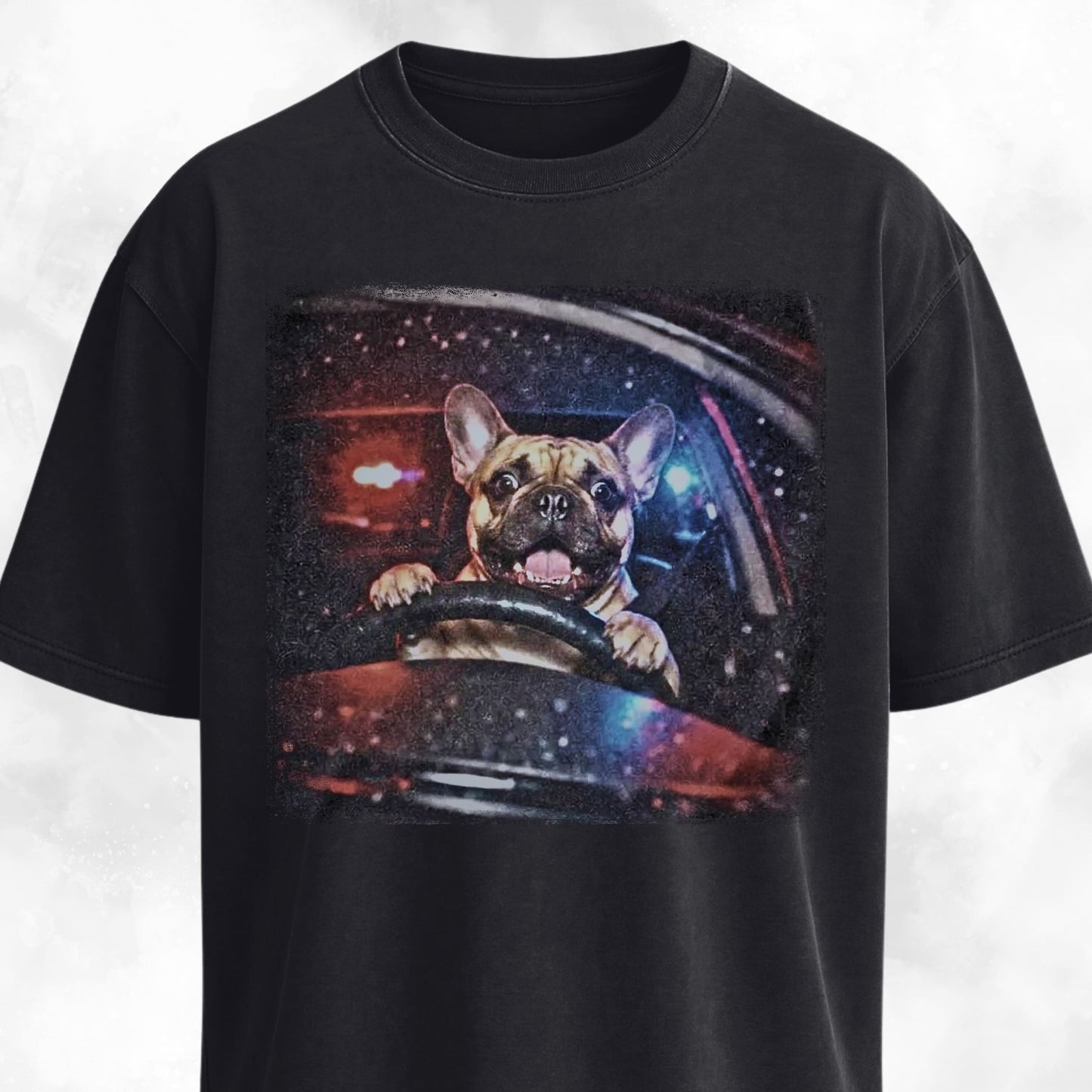 French Bulldog Escaping The Police T-Shirt