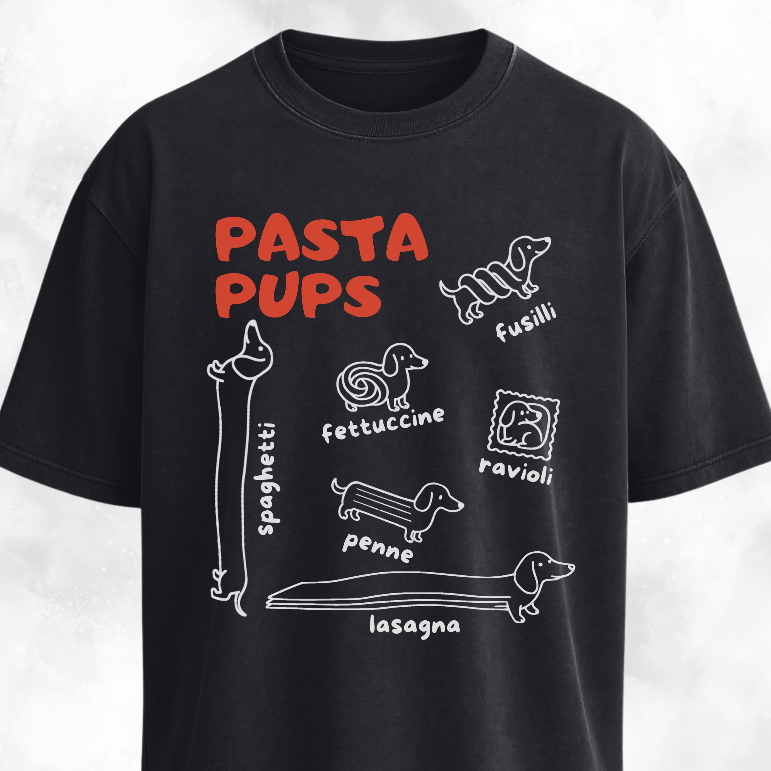 Pasta Pups Dachshund Edition T-Shirt