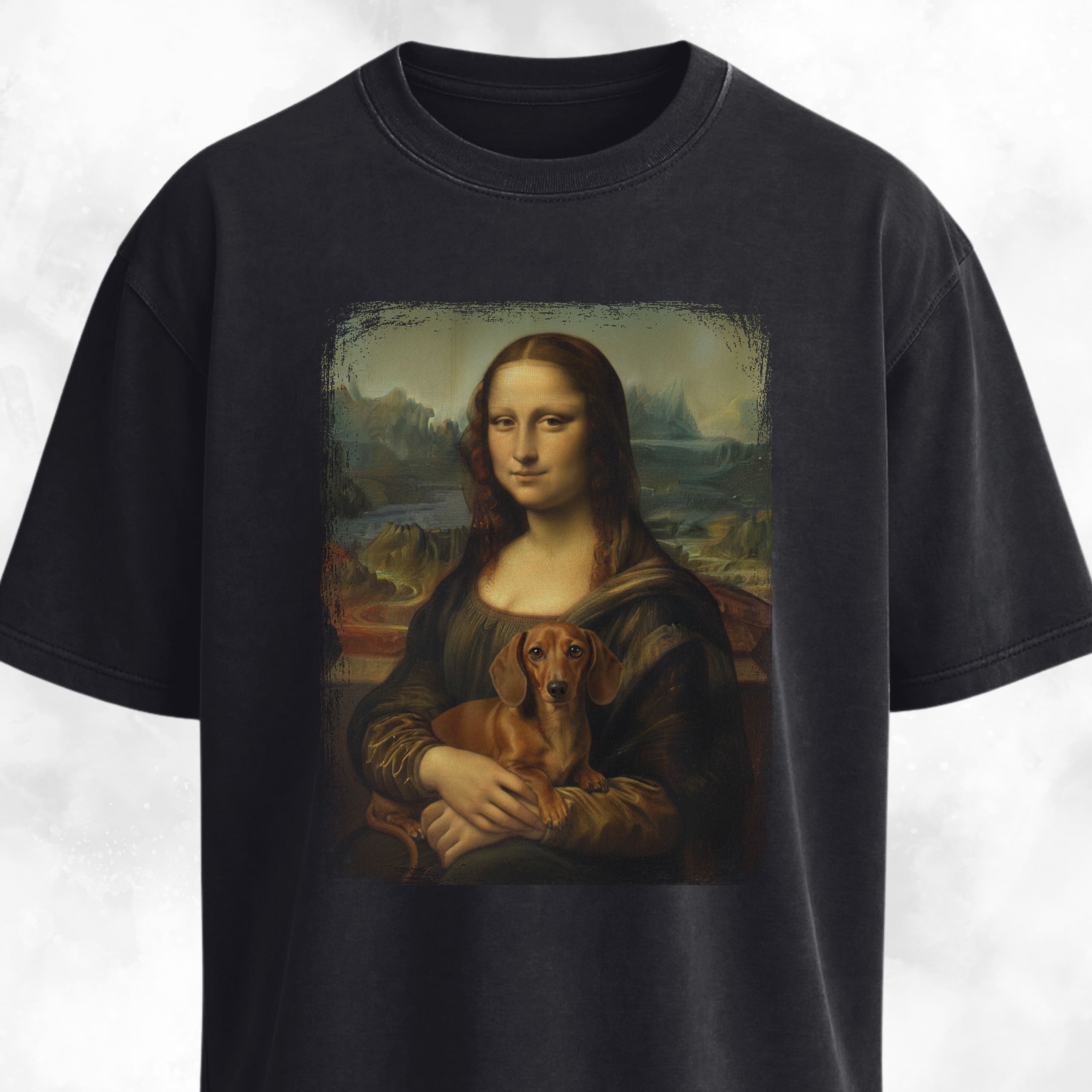 Mona Lisa Dachshund Edition T-Shirt