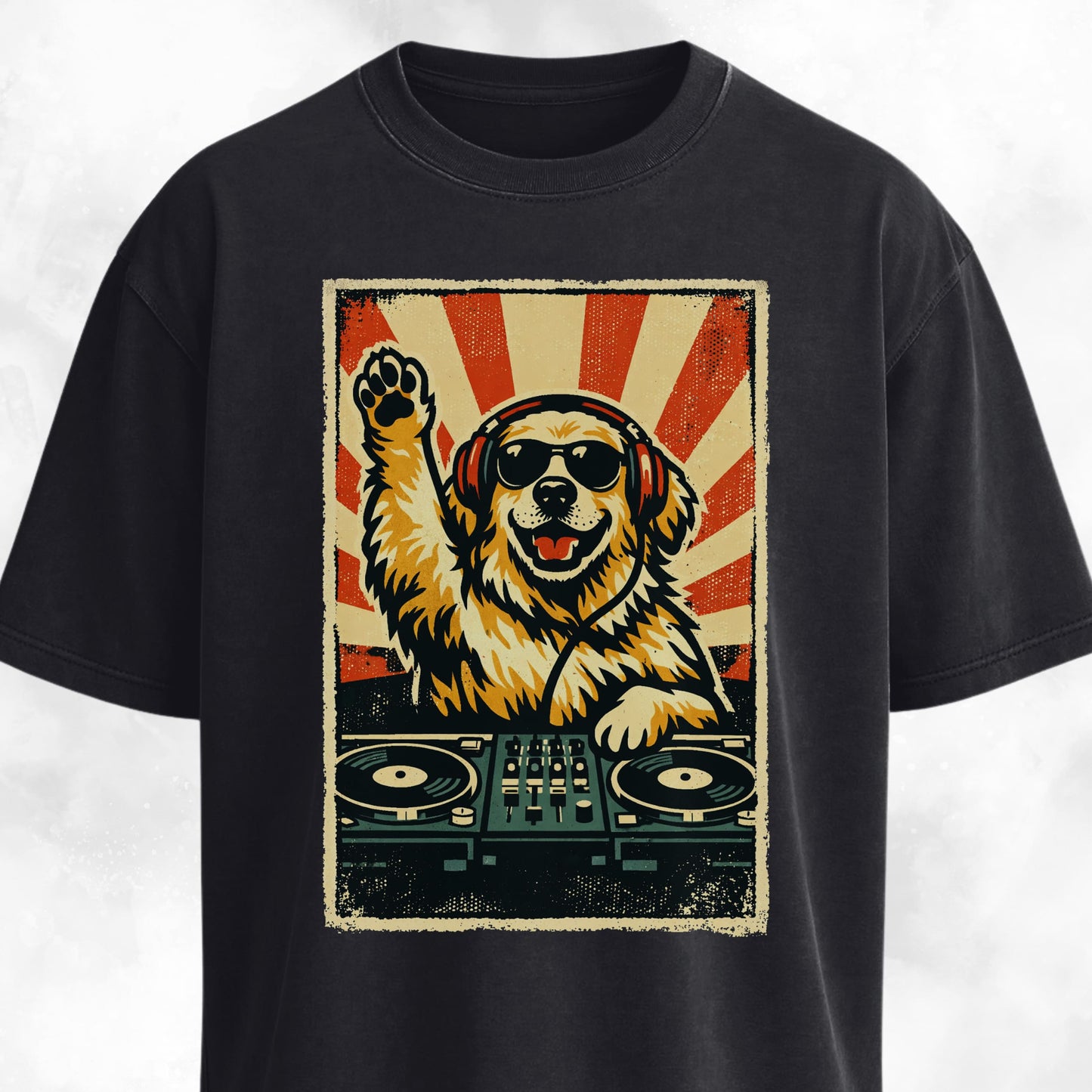 DJ Golden Retriever T-Shirt