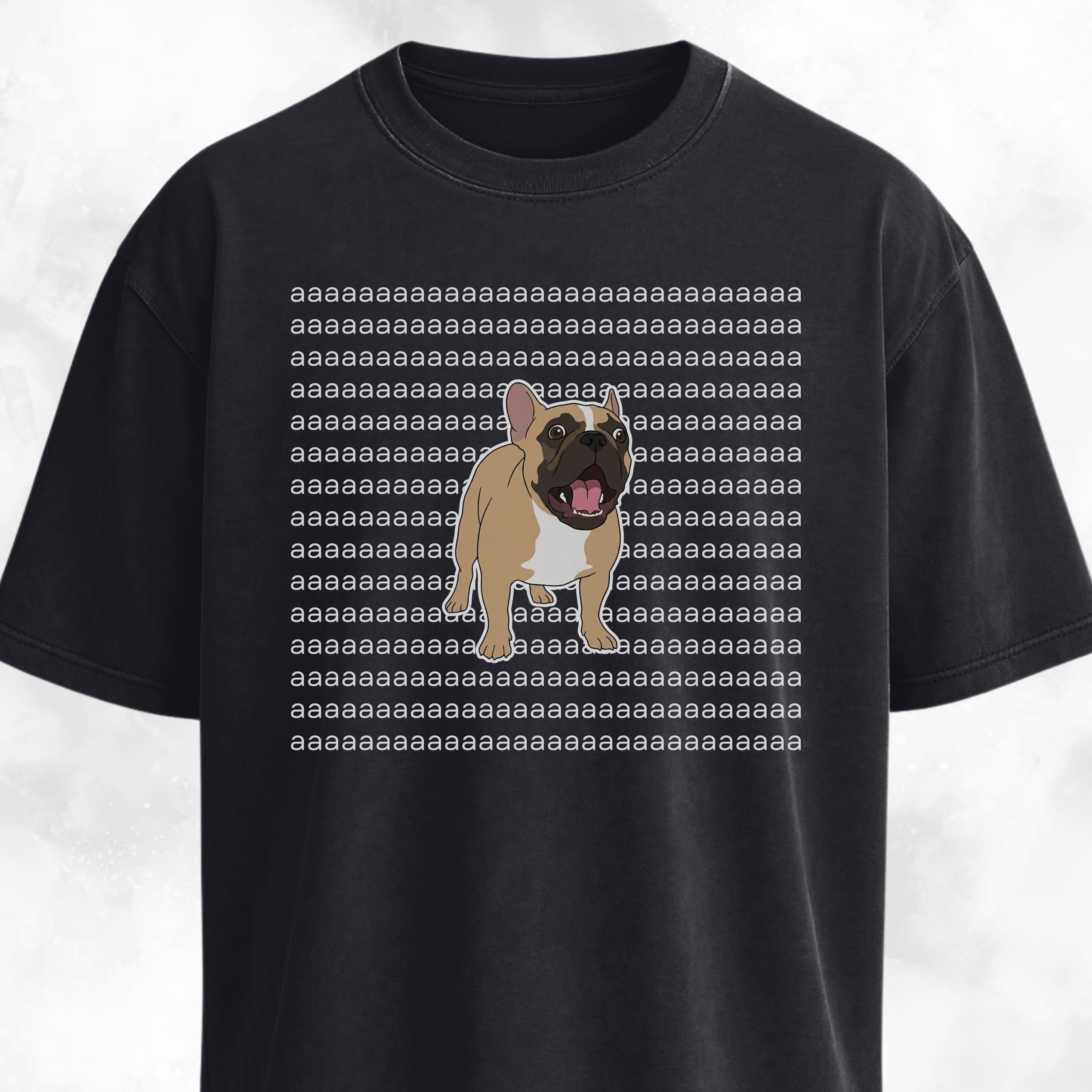 Screaming Frenchie Meme T-Shirt