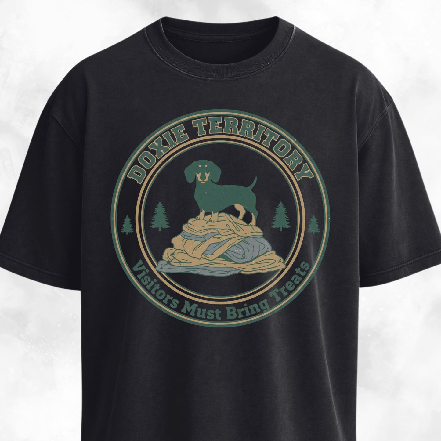 Doxie Territory Badge T-Shirt
