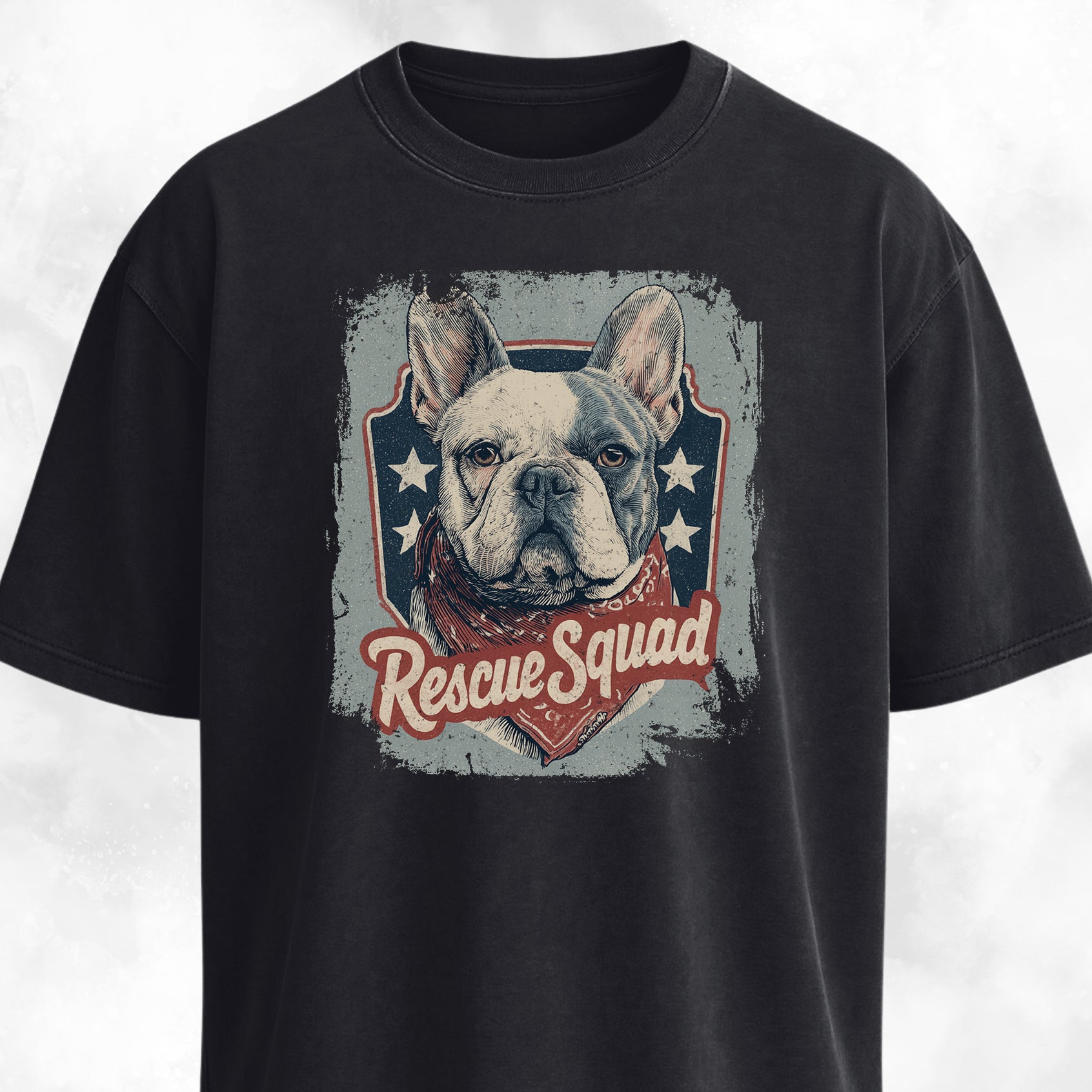 Rescue Squad French Bulldog Adoption Pride T-Shirt