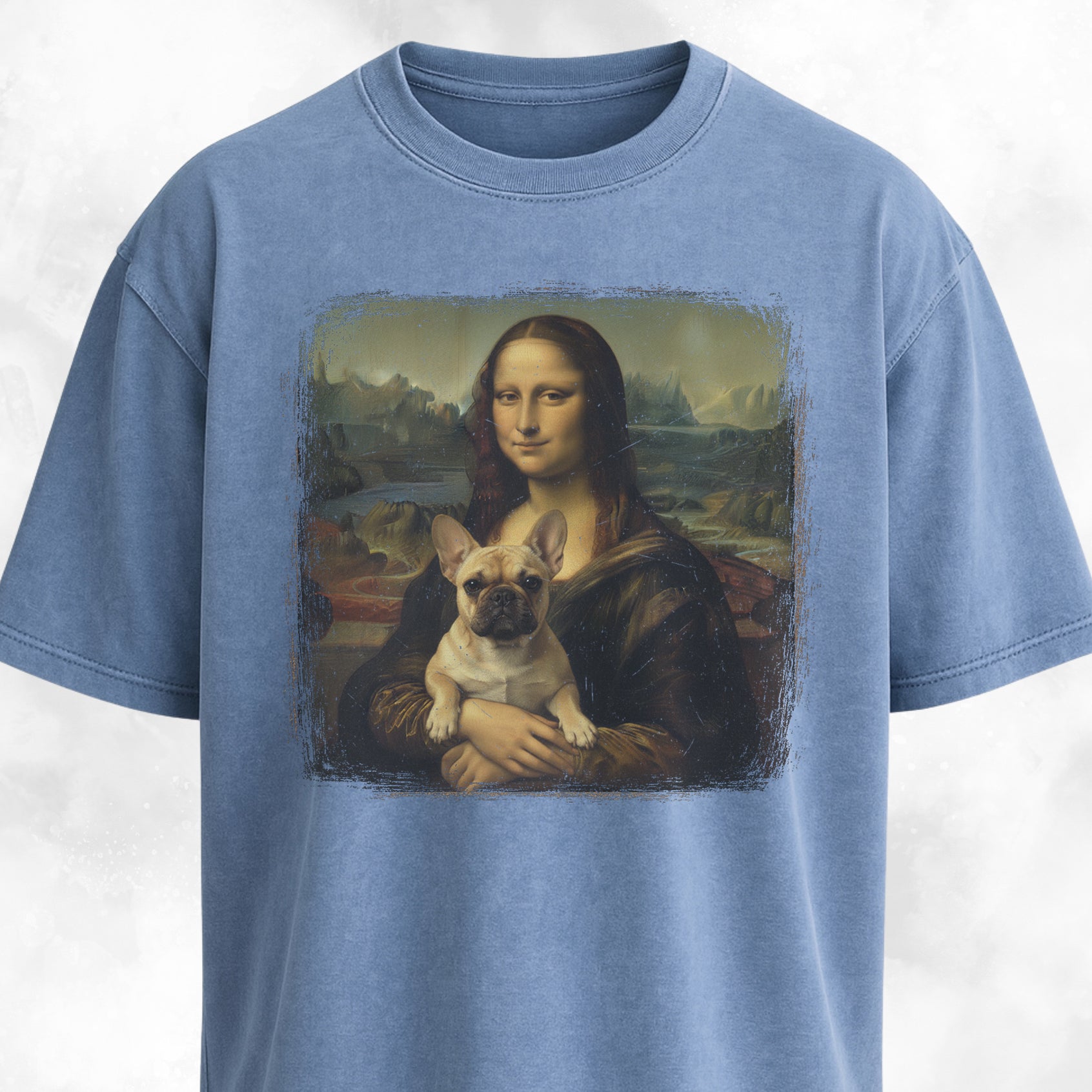 Mona Lisa Frenchie Edition T-Shirt