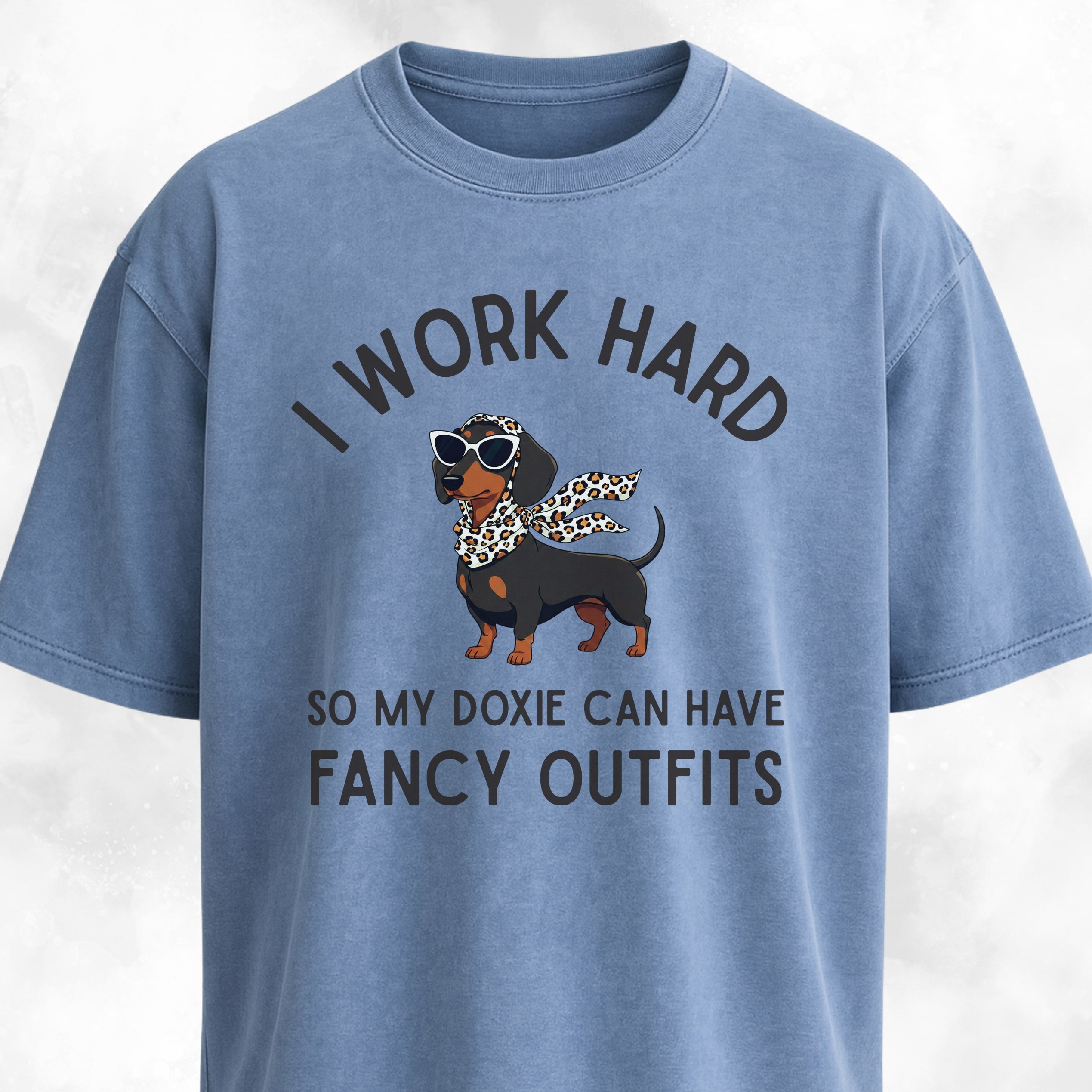 I Work Hard So My Doxie Can Have Fancy Outfits T-Shirt