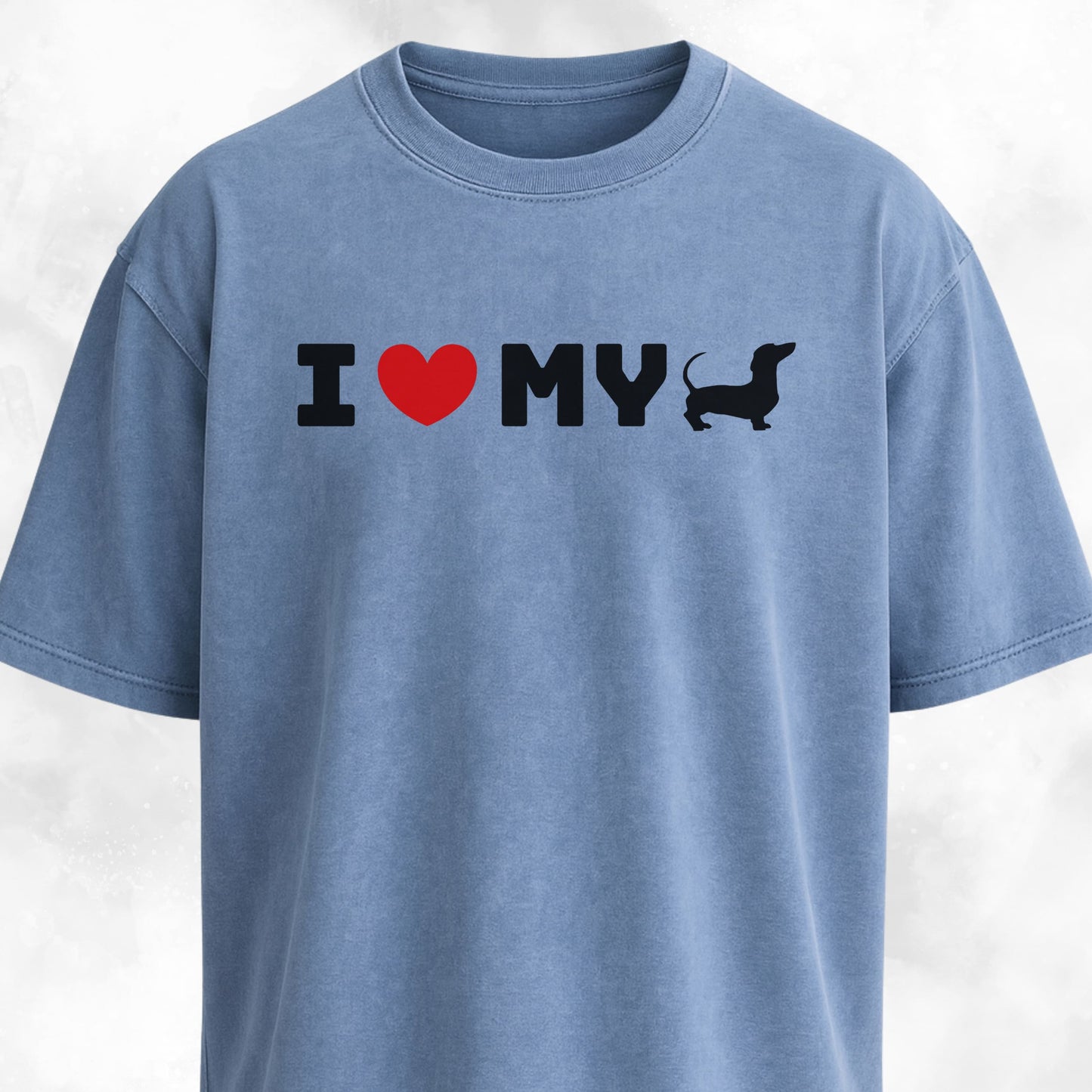 I Love My Doxie Minimal T-Shirt