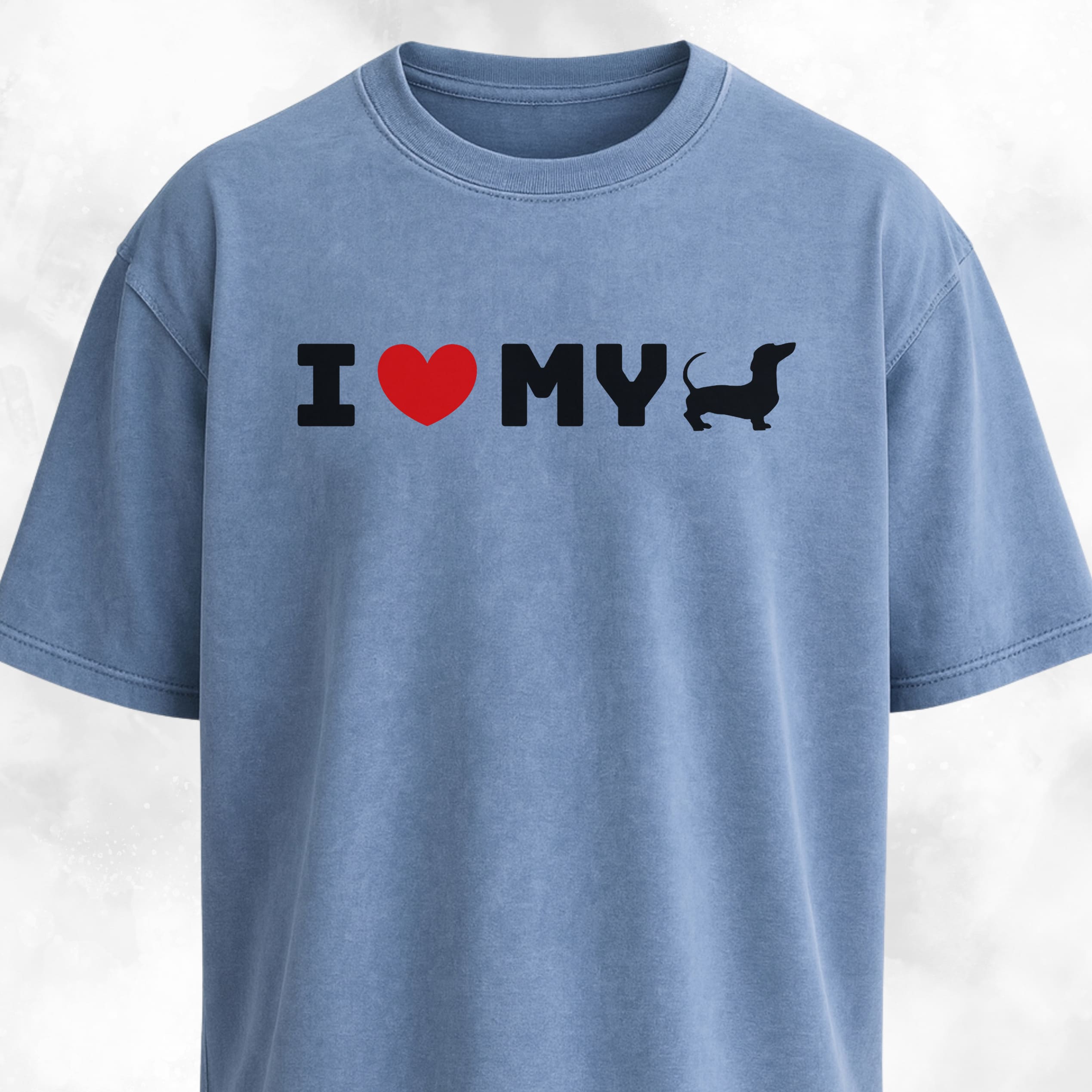 I Love My Doxie Minimal T-Shirt