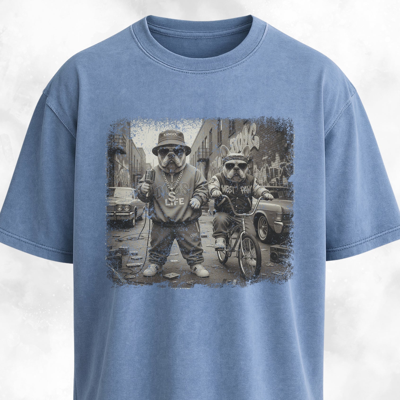 Rapper Frenchies Street Life T-Shirt