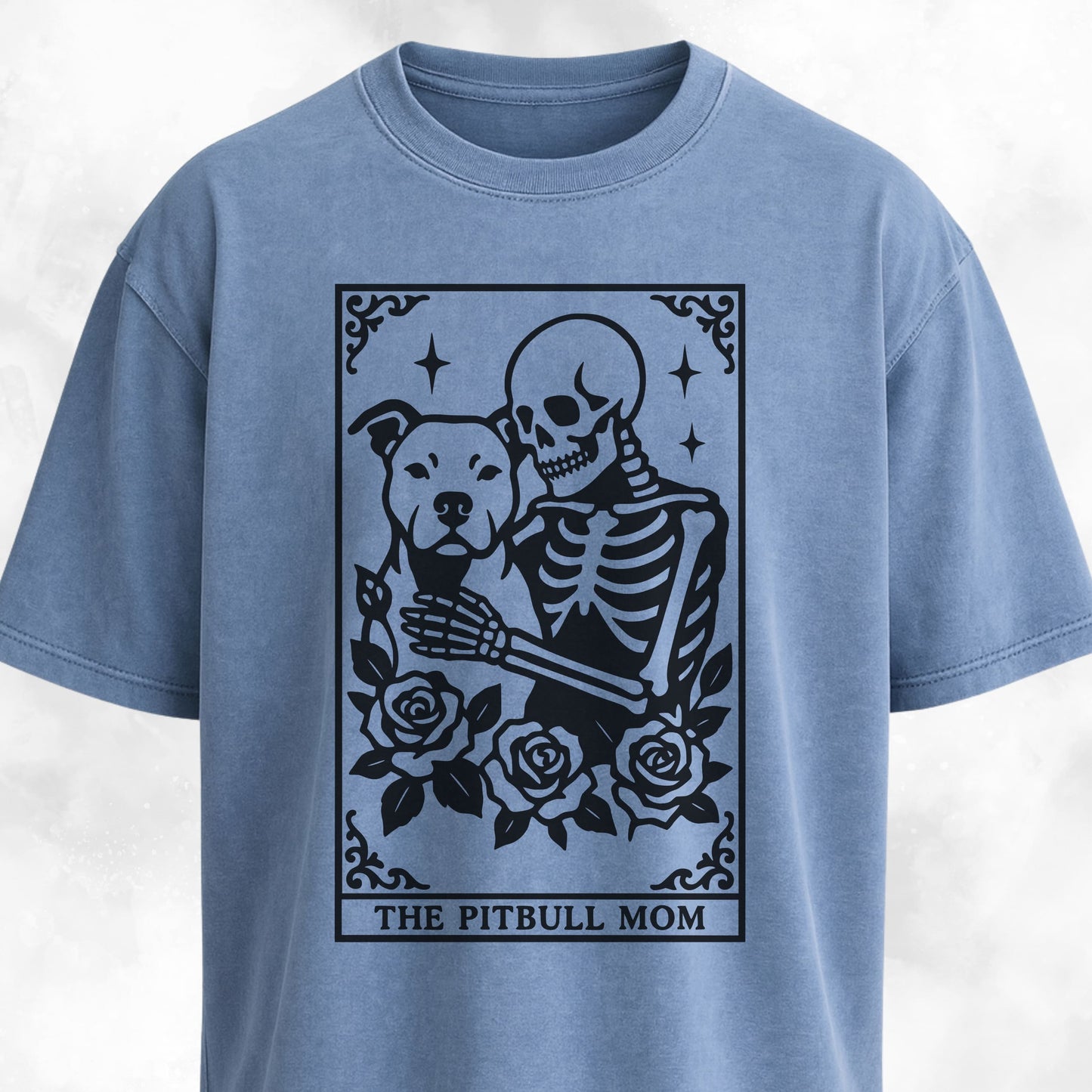 The Pitbull Mom Tarot Card T-Shirt