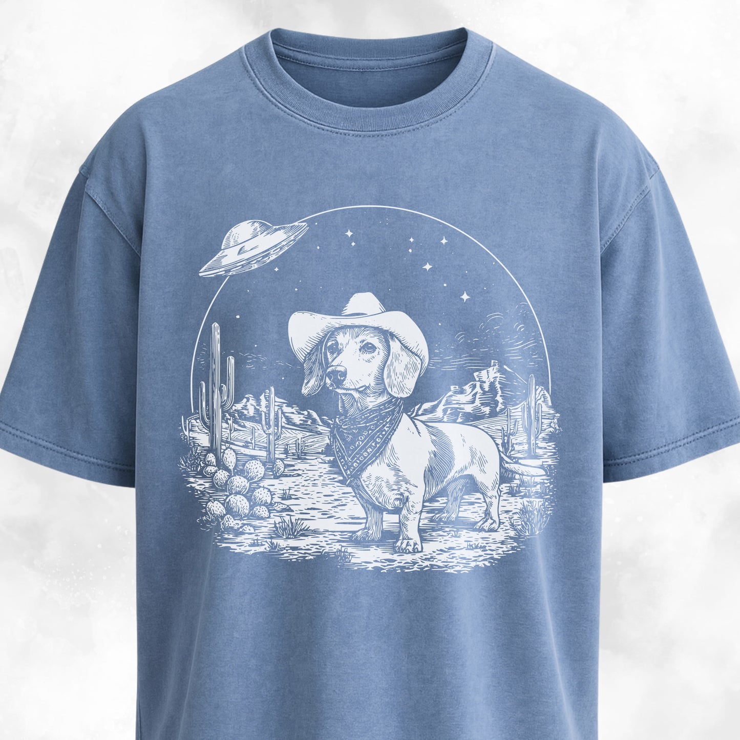 Cowboy Doxie In The Desert T-Shirt