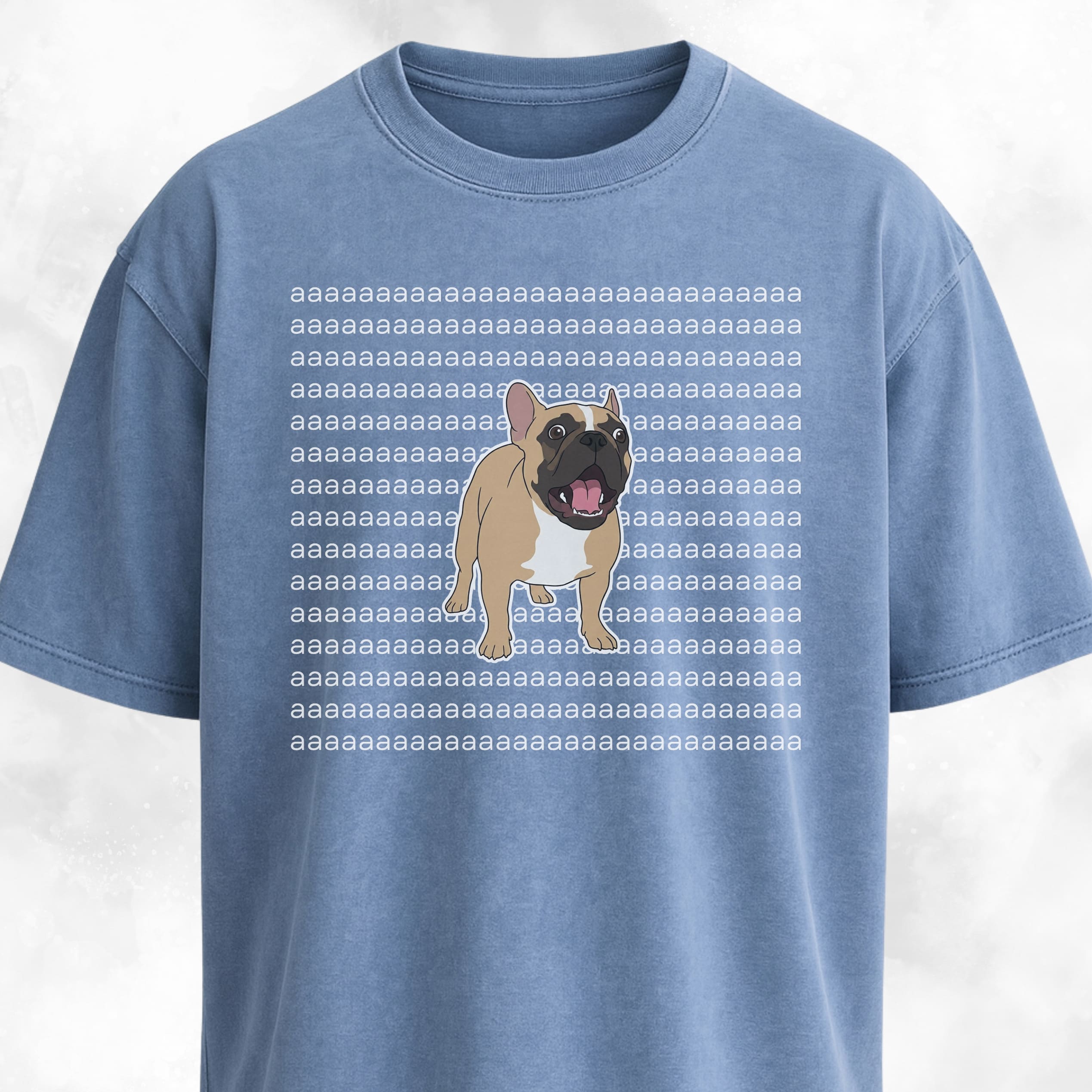 Screaming Frenchie Meme T-Shirt