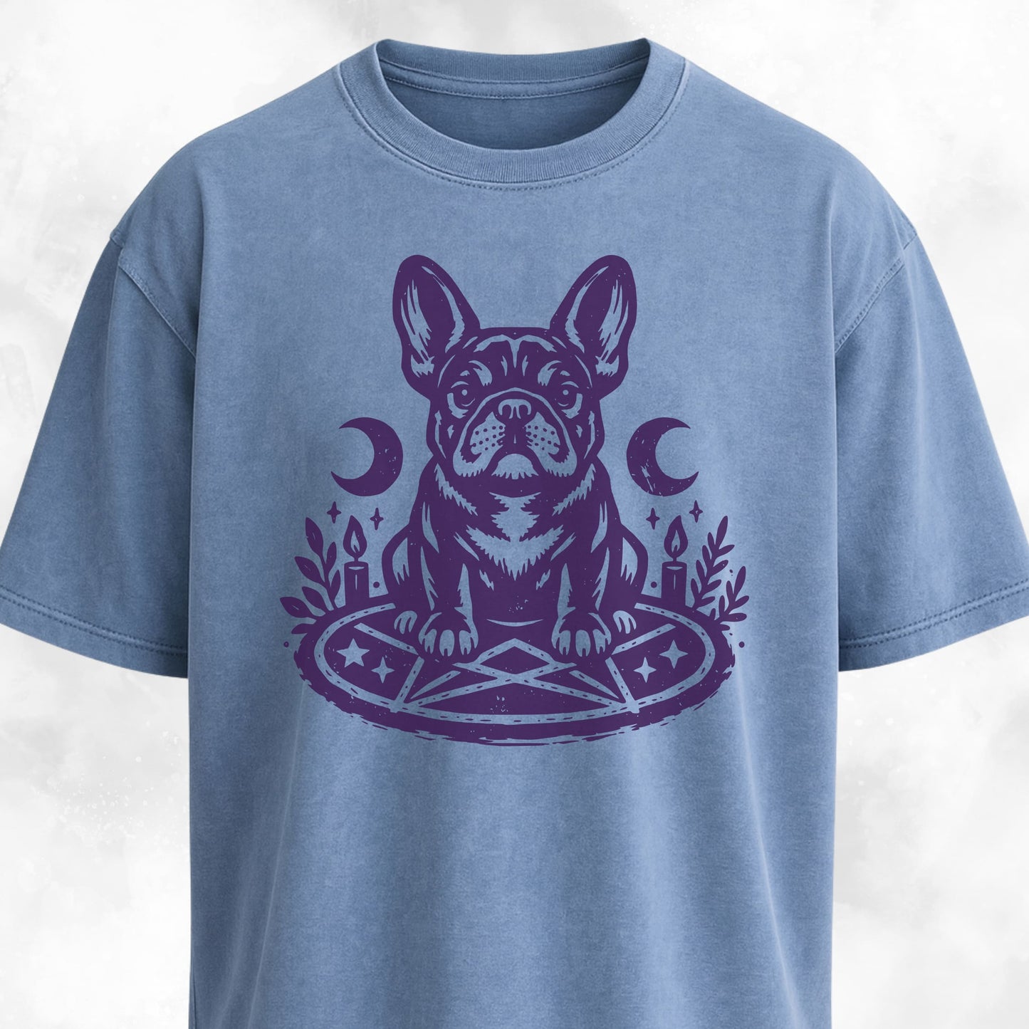 Witchcore Occult French Bulldog T-Shirt