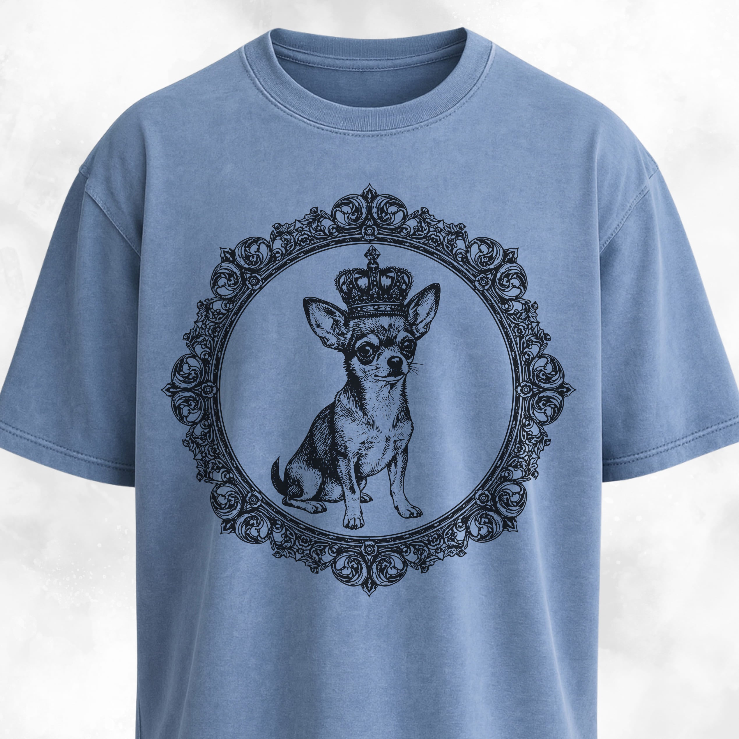 Regal Chihuahua With A Crown T-Shirt