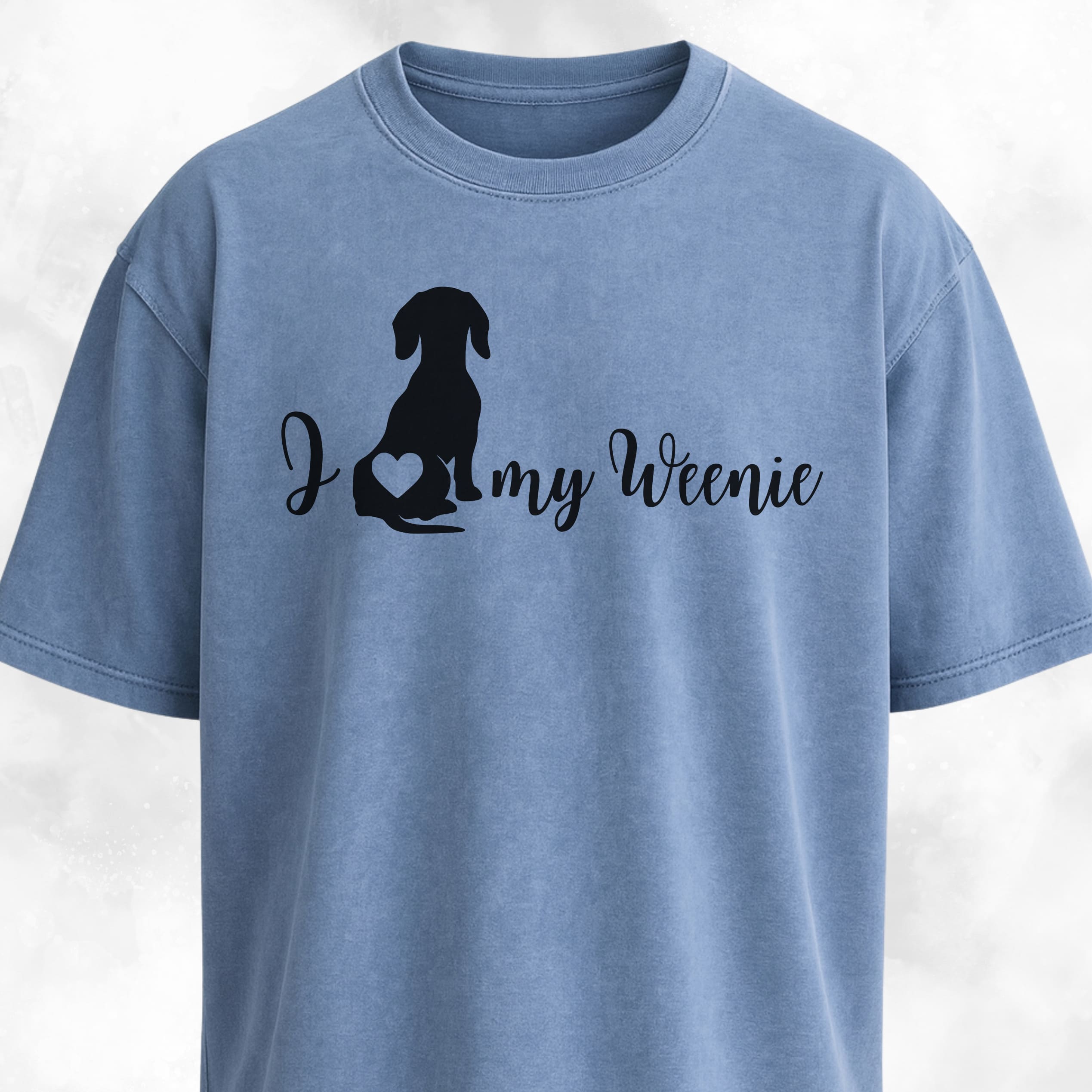 I Love My Weenie Butt Heart T-Shirt