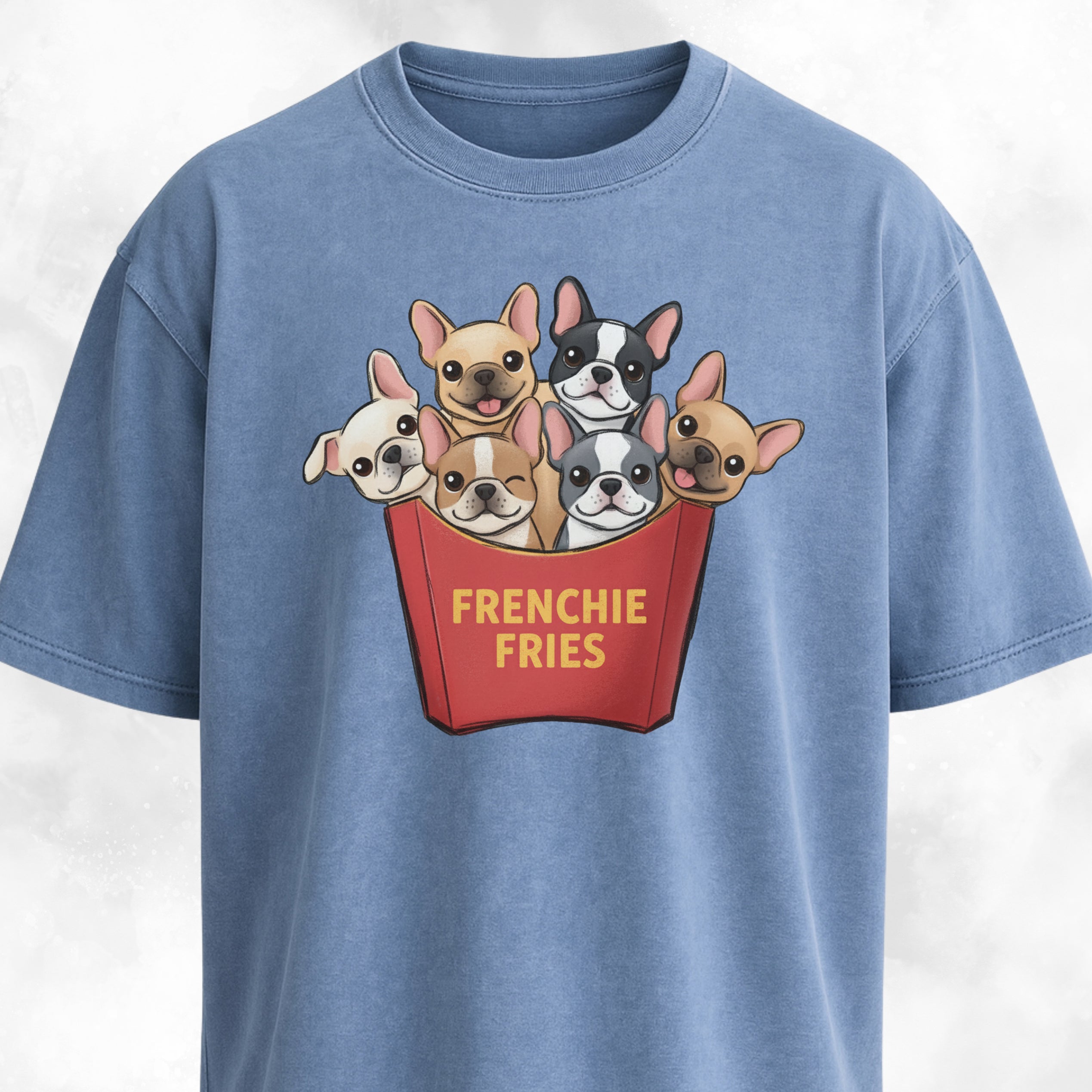 Frenchie Fries Fun T-Shirt