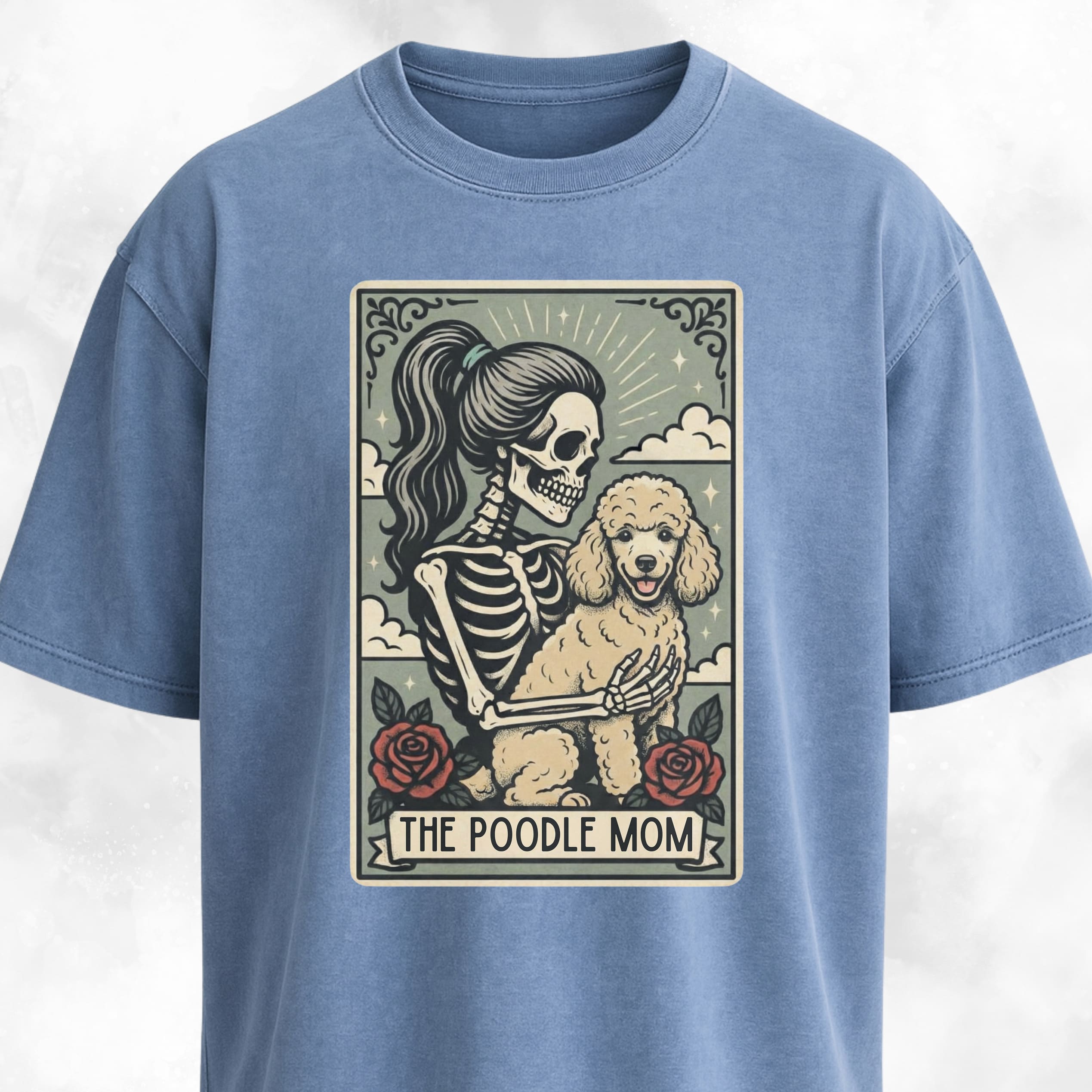 The Poodle Mom Tarot Card T-Shirt
