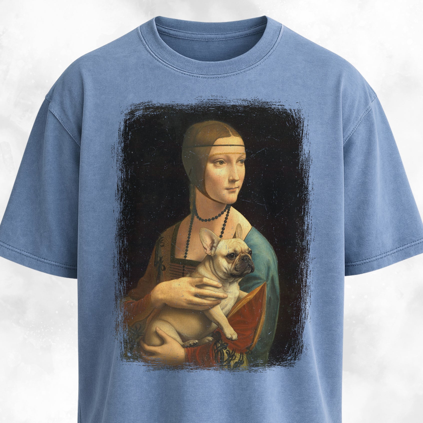 Lady With An Ermine Frenchie Edition T-Shirt